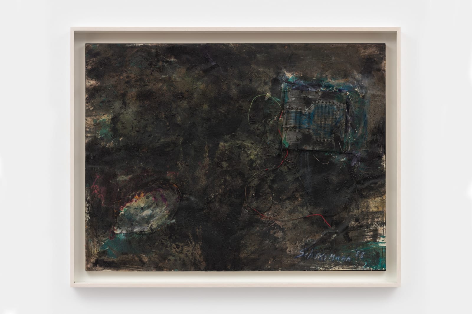 Carolee Schneemann, Untitled (Black work II from Dust series), 1988