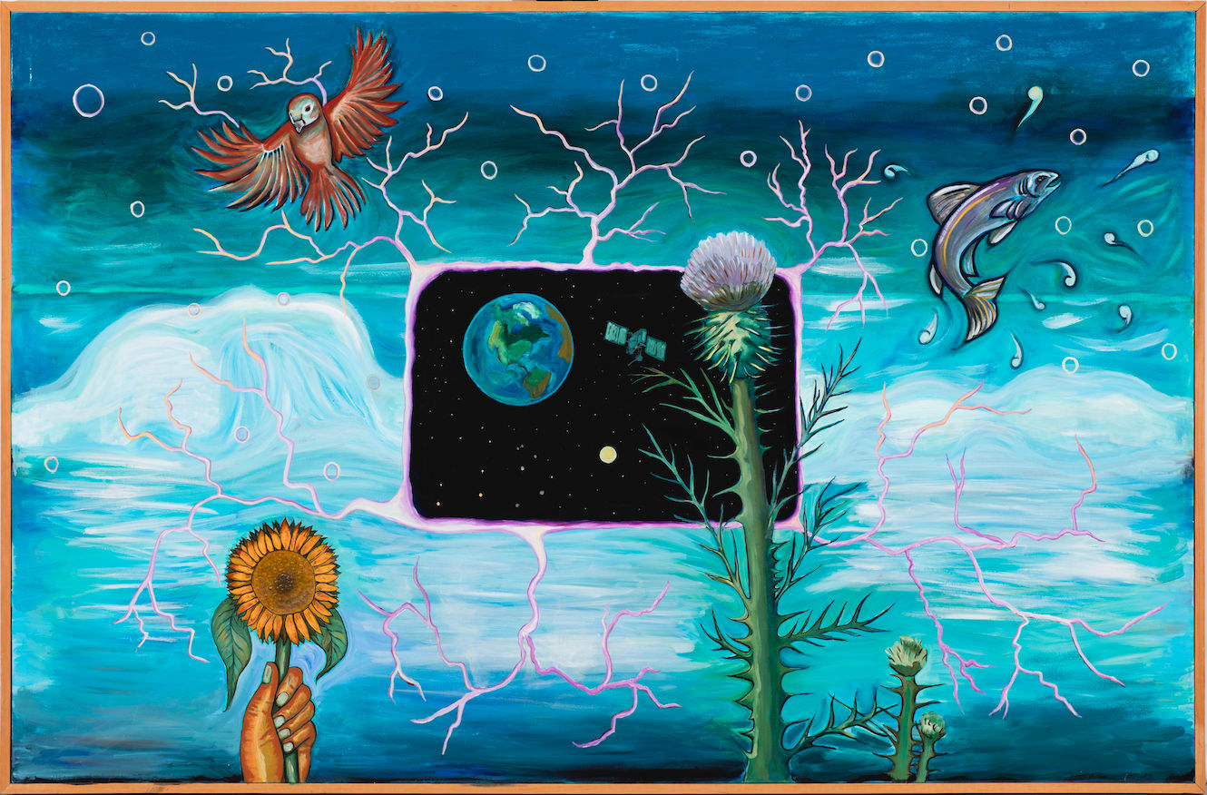Shelley Niro, Black Whole, 2021