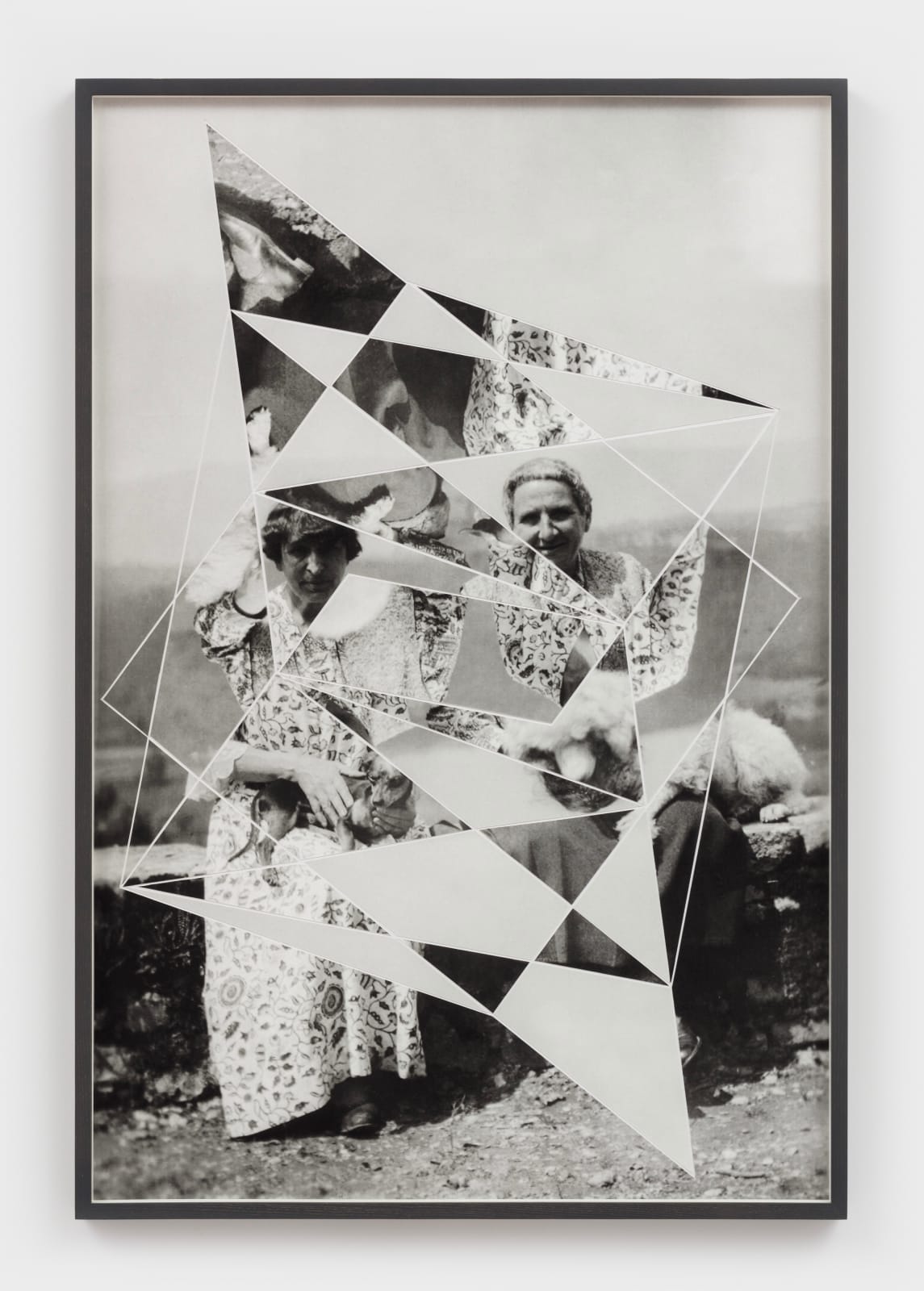 Andrea Geyer, Constellations (Alice B. Toklas and Gertrude Stein with Pepe and Basket), 2018