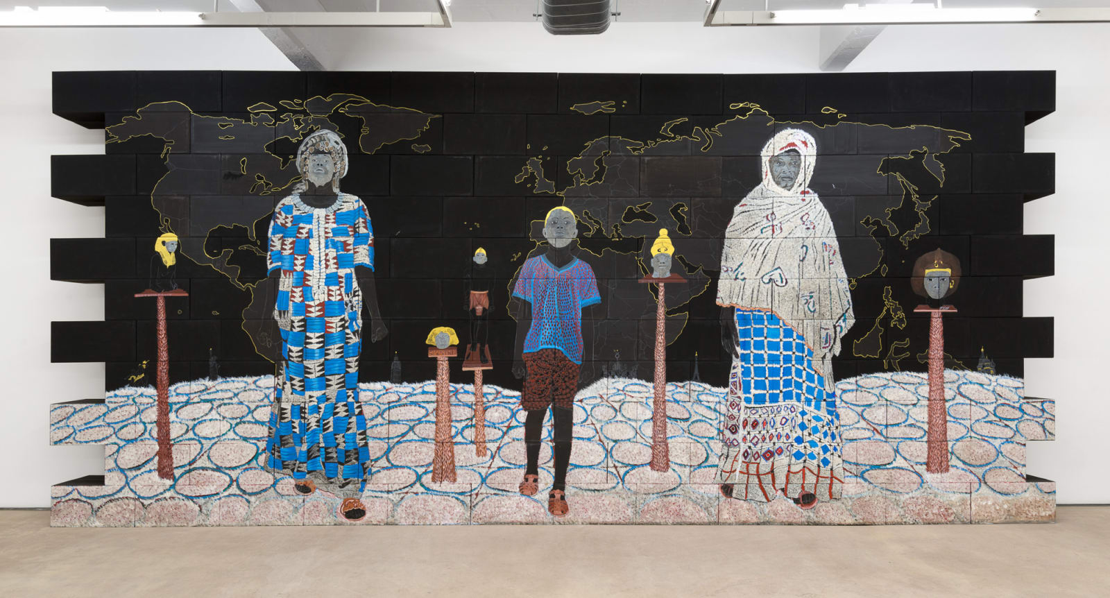 Omar Ba, Clin d'œil à Cheikh anta Diop-Un continent à la recherche de son histoire