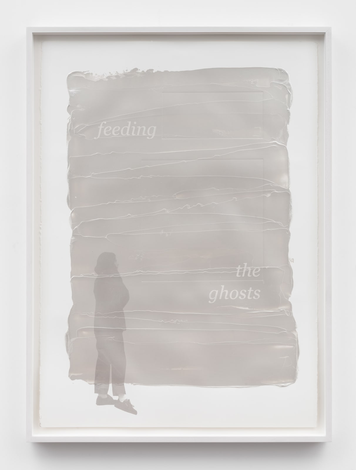 Andrea Geyer, Shadow Box (feeding the ghosts), 2019