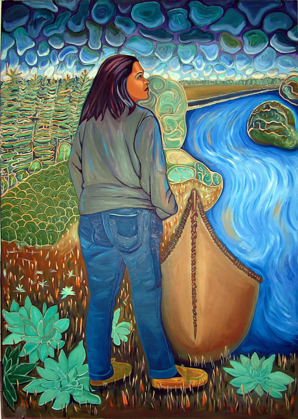 Shelley Niro, Wishing A River, 2013