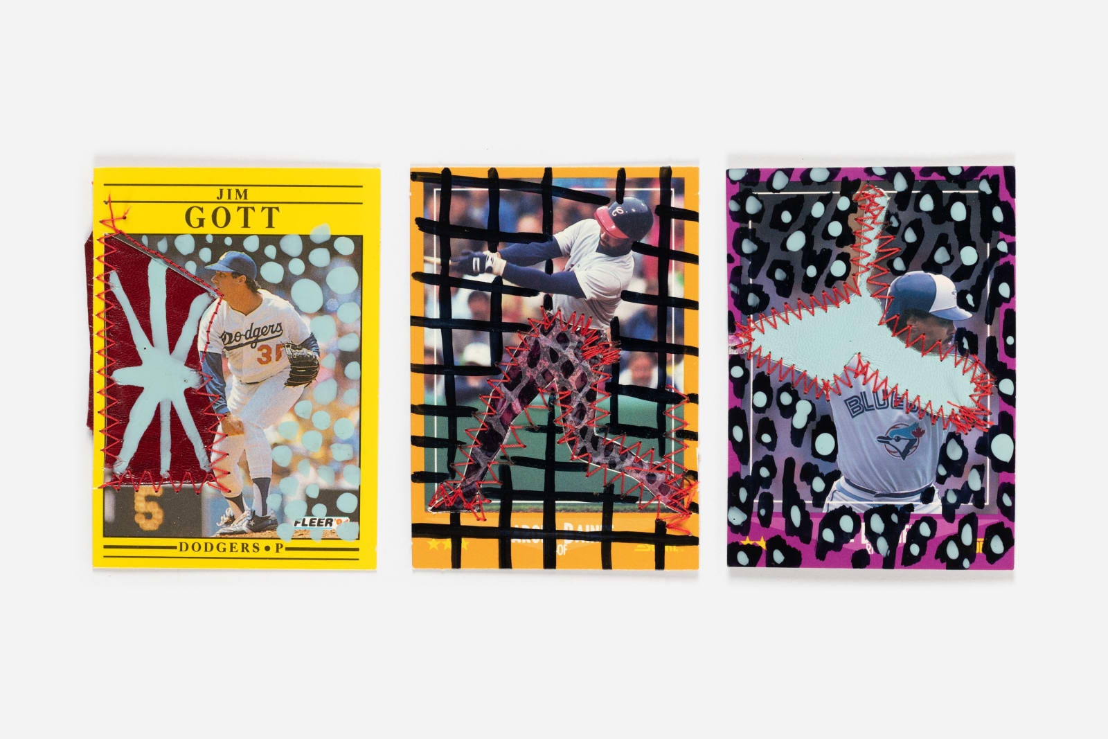 Gray Wielebinski, Custom Baseball Cards (Gott, Fence, Spots), 2020-2022