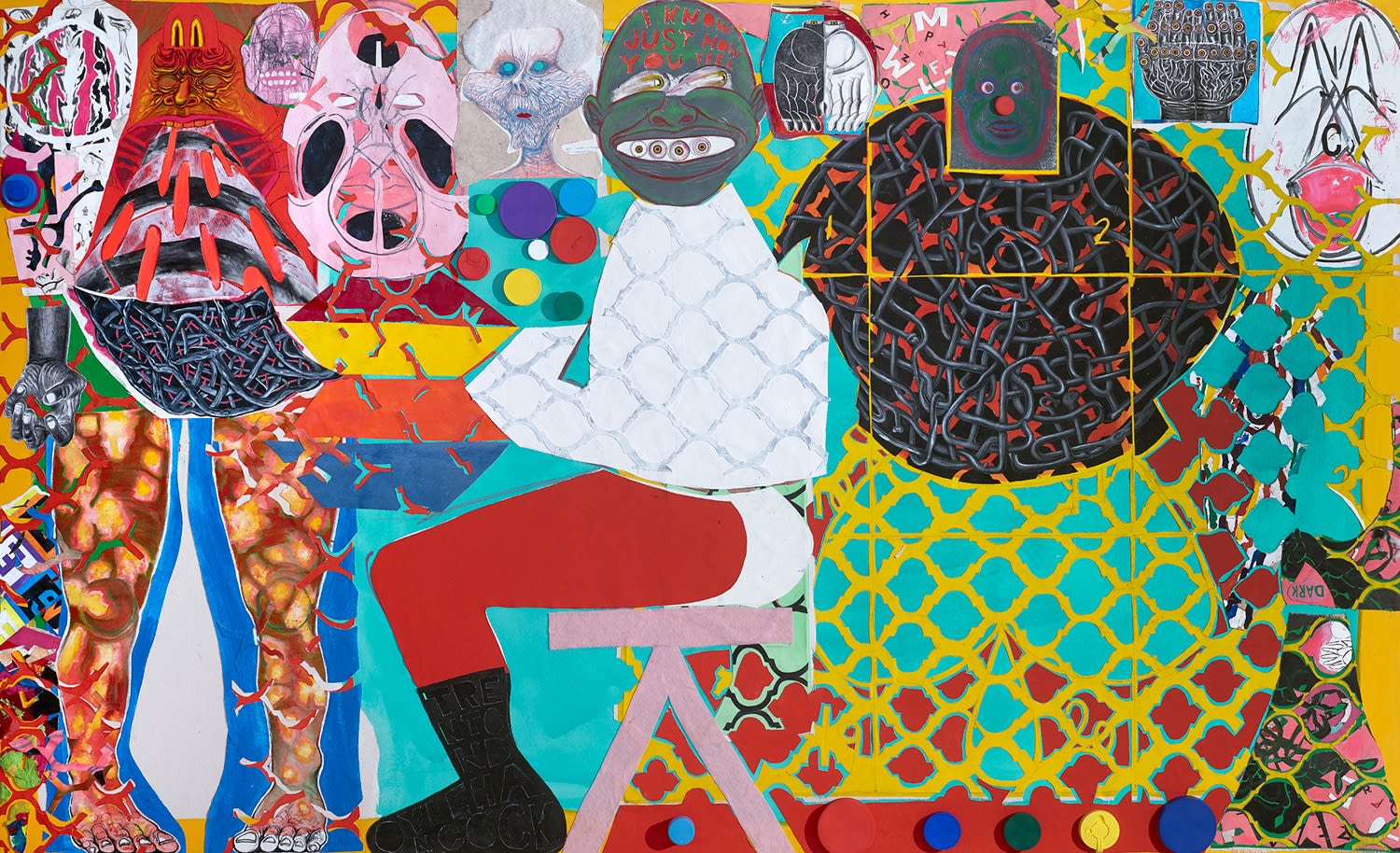 Trenton Doyle Hancock, I Know Just How You Feel, 2015