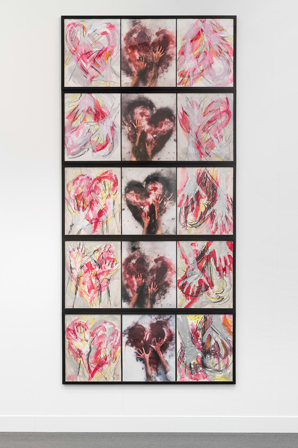 Carolee Schneemann, Hand-Heart for Ana Mendieta, 1986