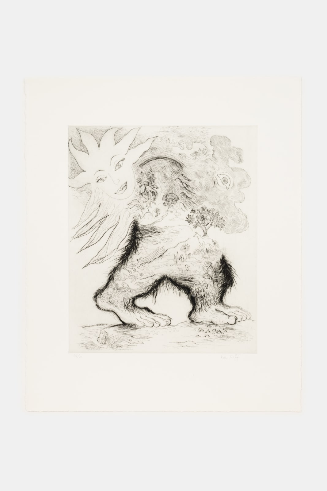 Ken Kiff,  Man Walking, 1991