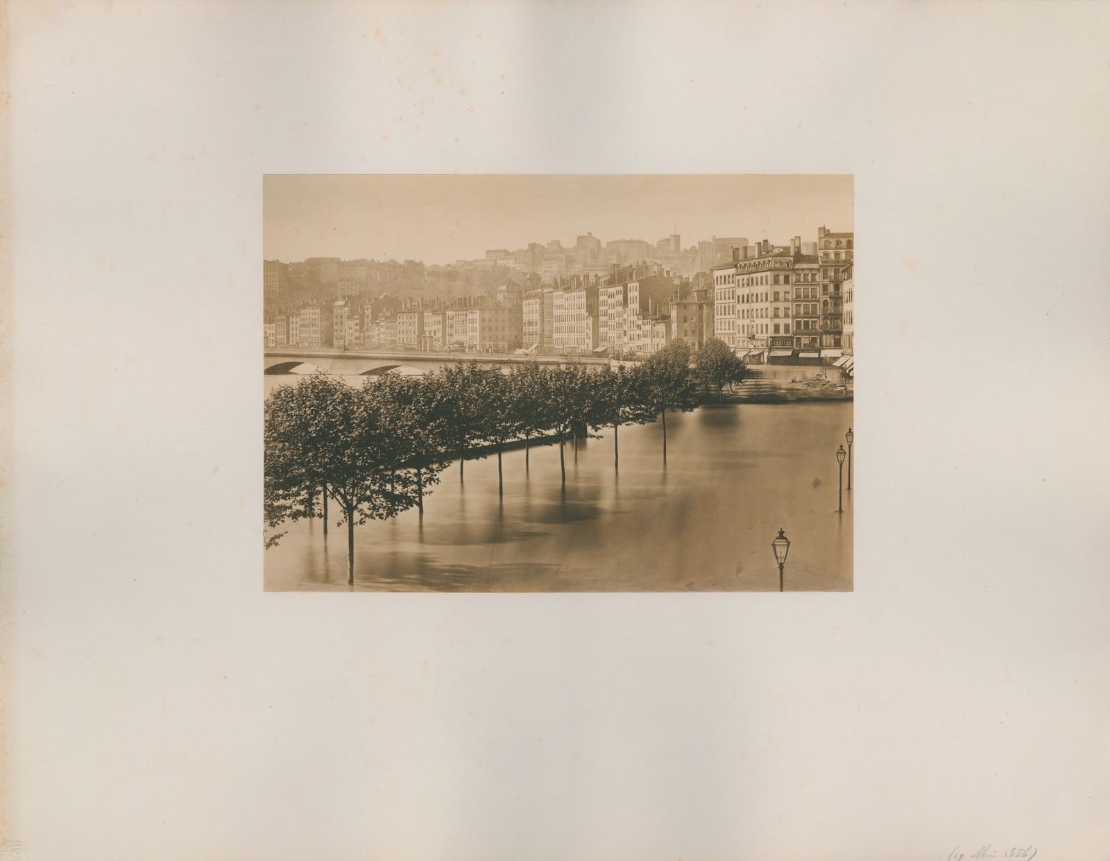 Louis-Antoine Froissart (French, 1815-1860), Lyon flood, 1856