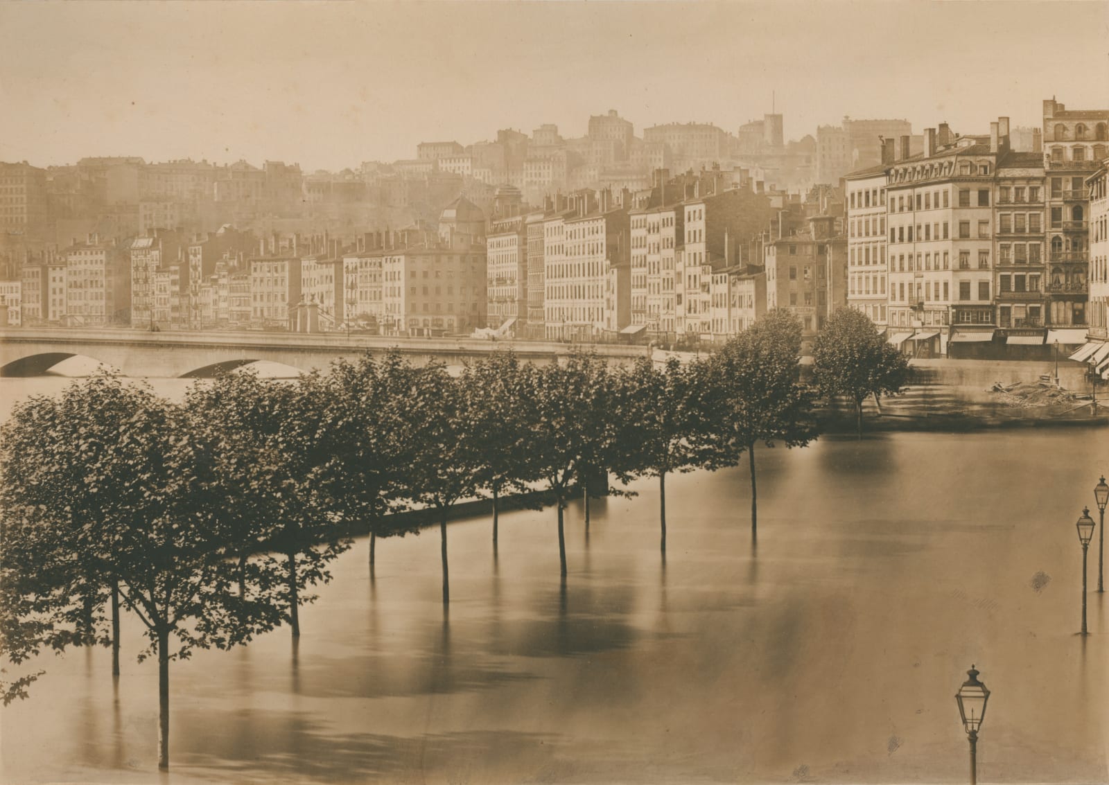 Louis-Antoine Froissart (French, 1815-1860), Lyon flood, 1856