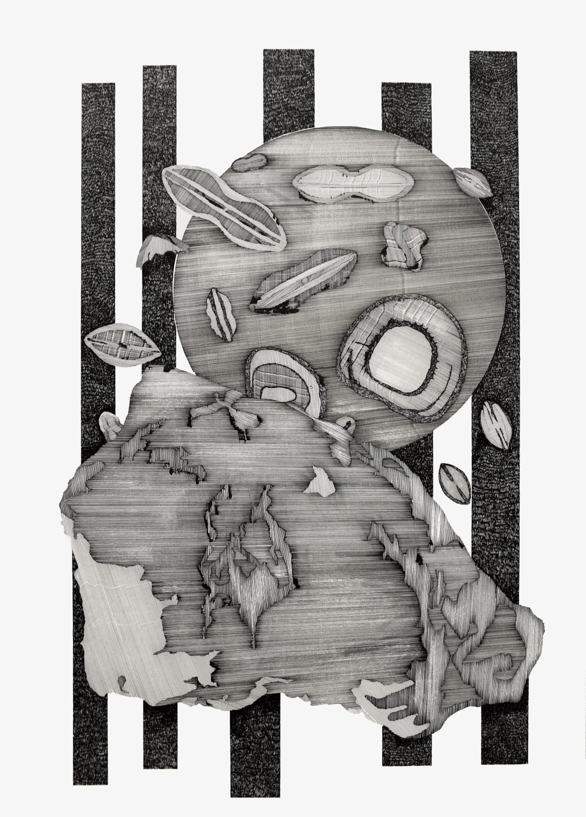 Amélie Bouvier, The Sun Conspiracy Drawings (What We Thought We Saw), 2017
