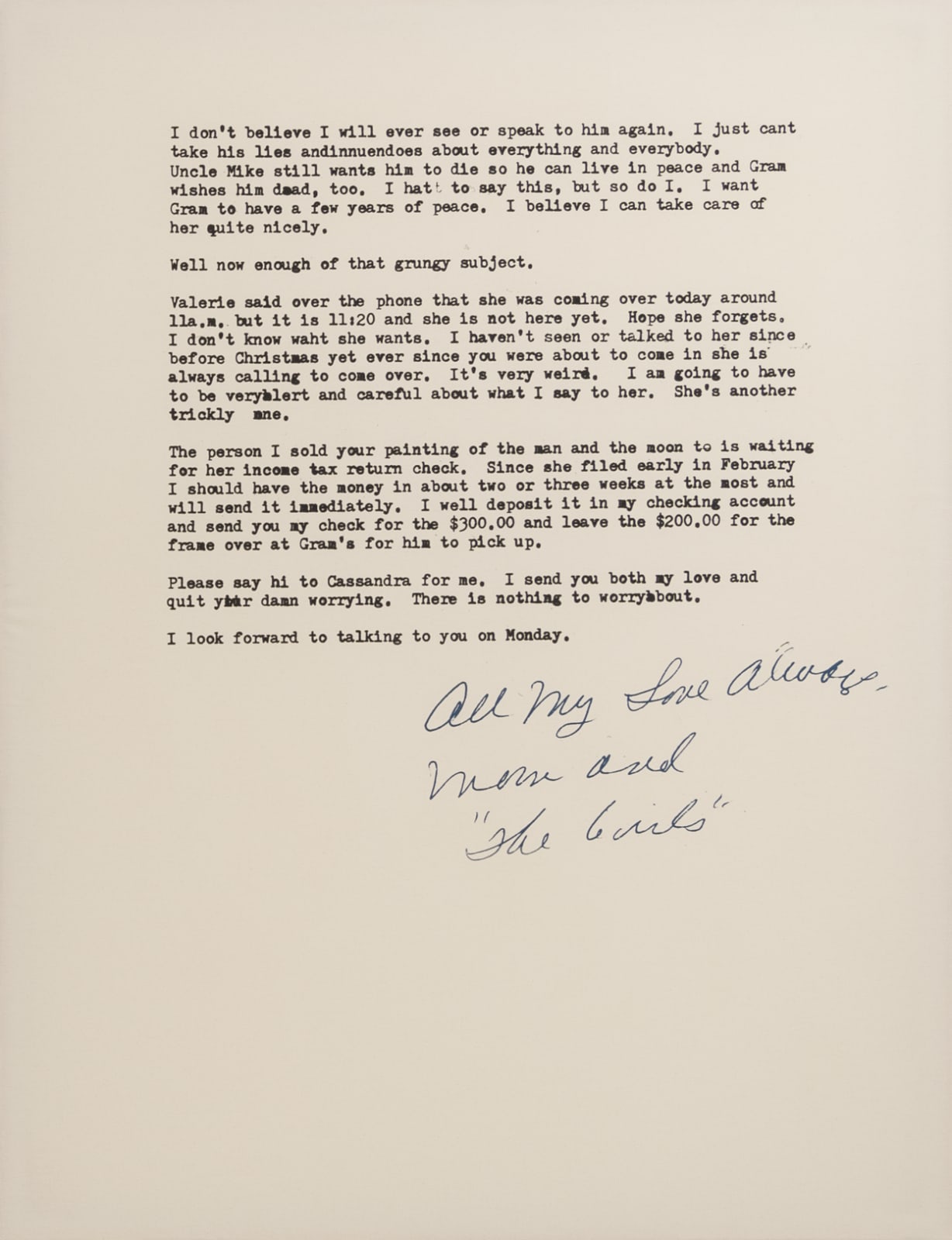 TR Ericsson, Letter (March 3, 1994), 2019