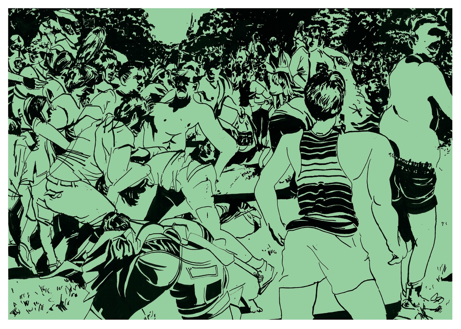 Willehad Eilers, A Day in the Park, 2020