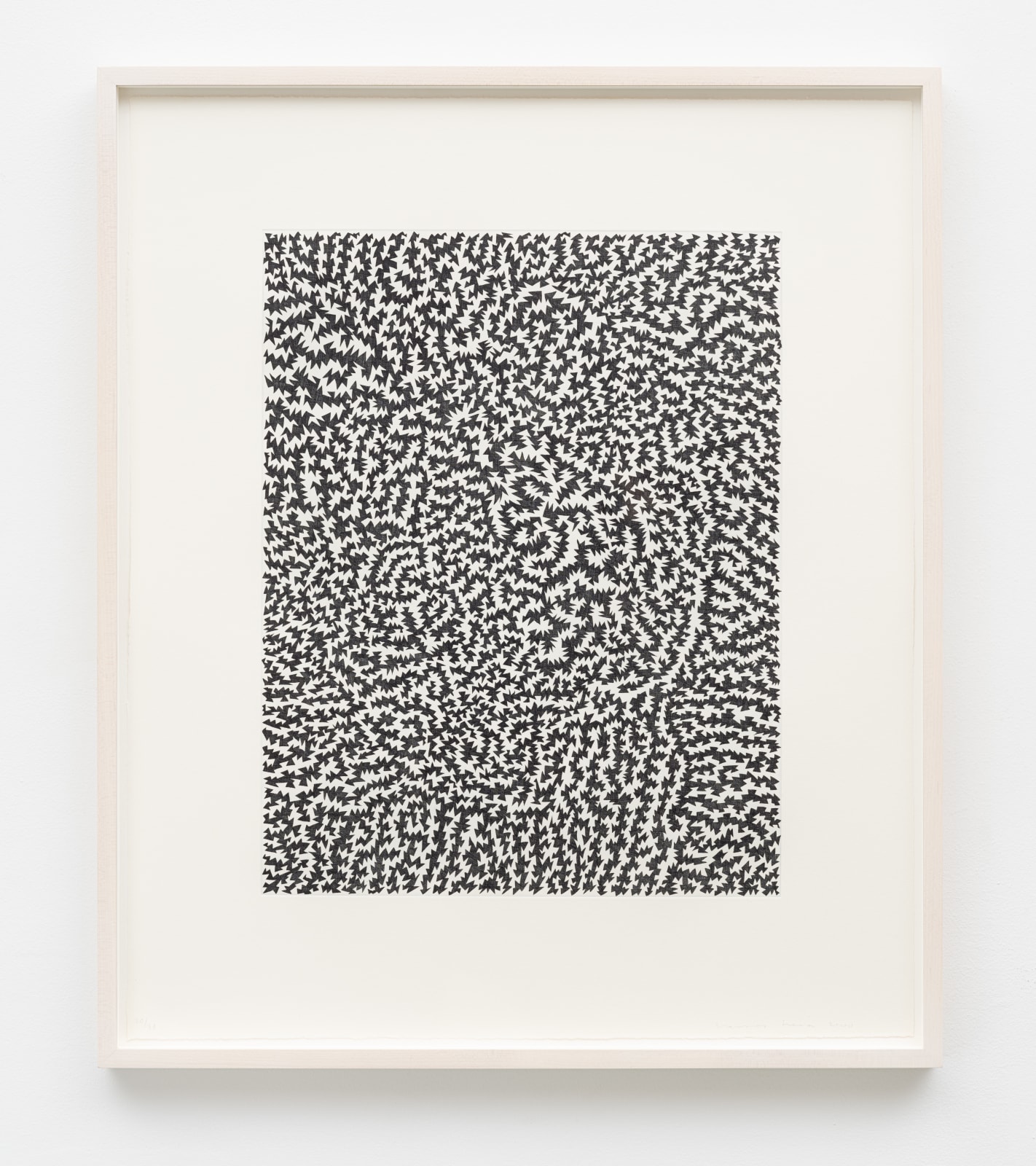 James Siena, Untitled Blue - Black, 2000