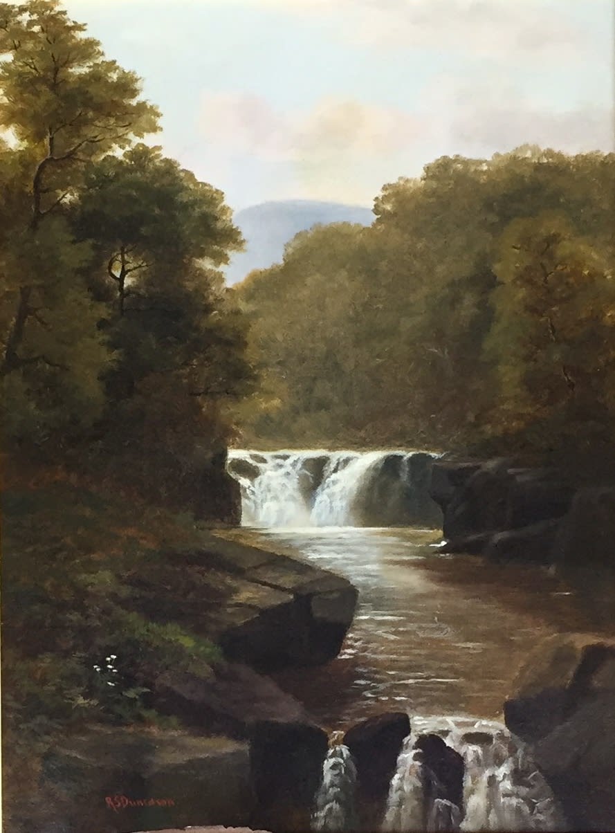 Robert Scott Duncanson, Waterfall and Trees, 1869
