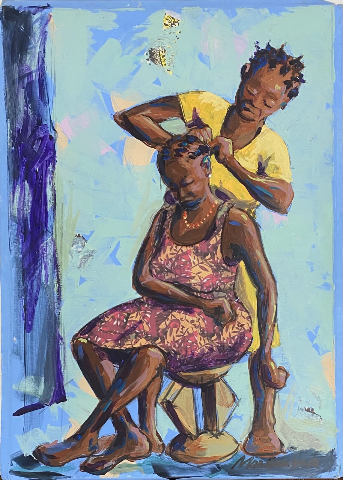 Crawford Mandumbwa, Sister Moments II, 2021