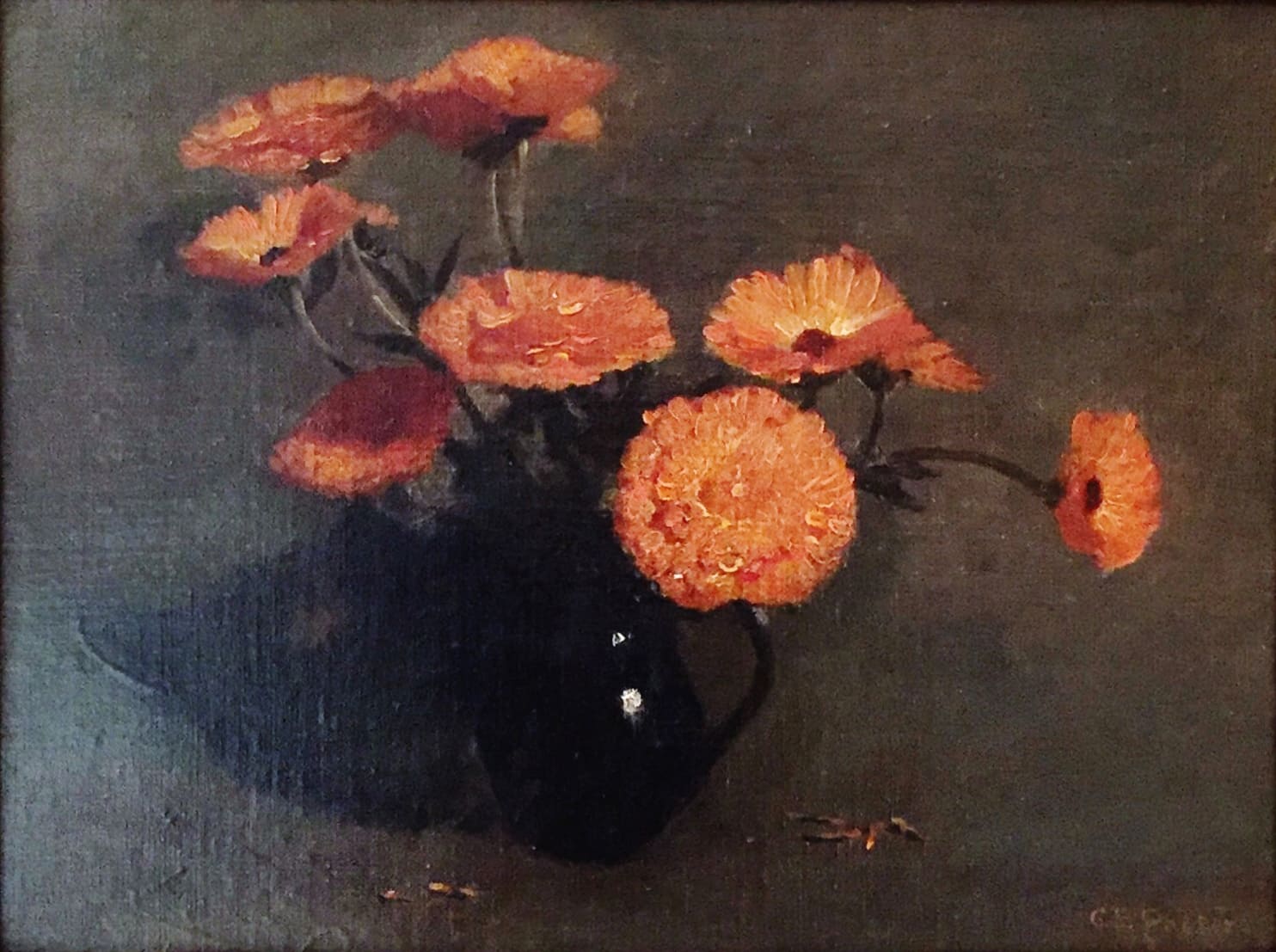 Charles Ethan Porter, Untitled Still Life (Orange carnations), c. 1891