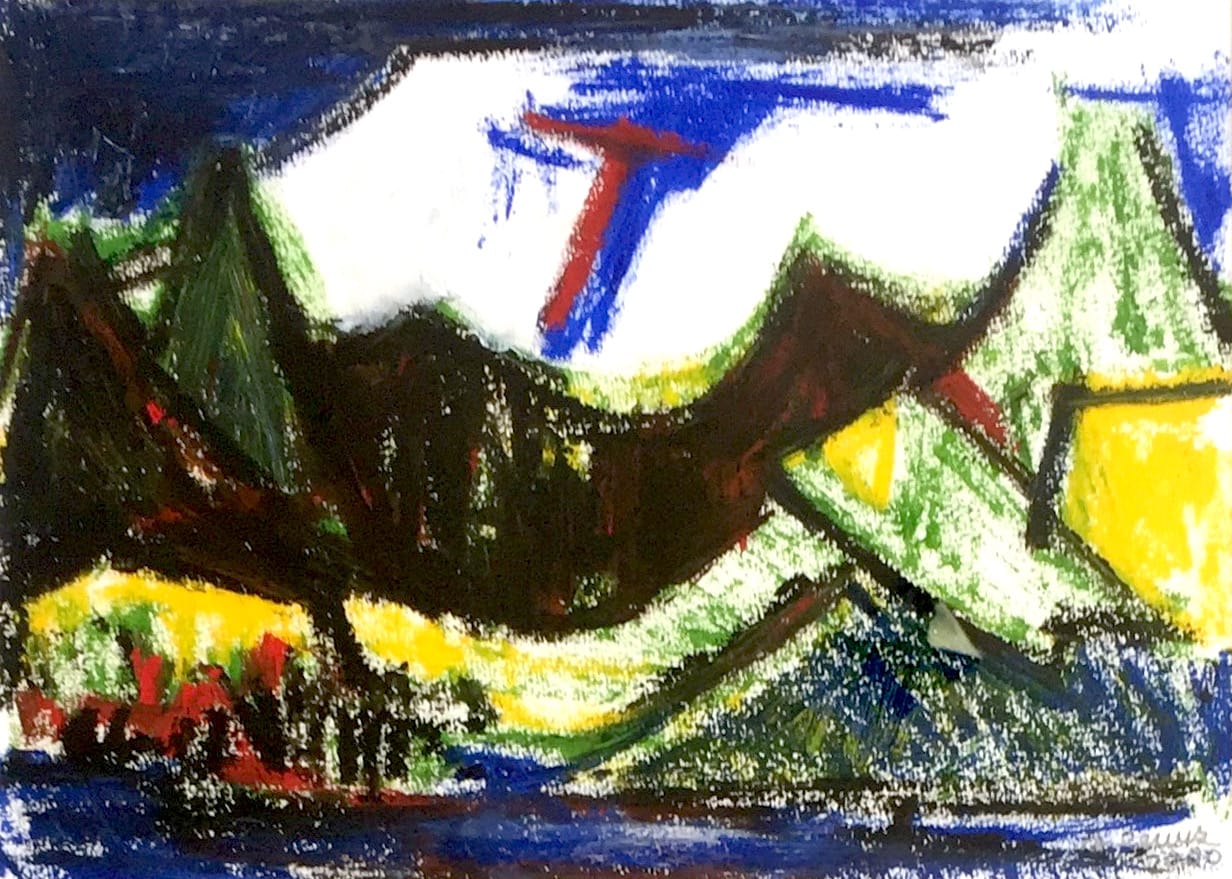 Samella Lewis, Tahiti #2, 2000