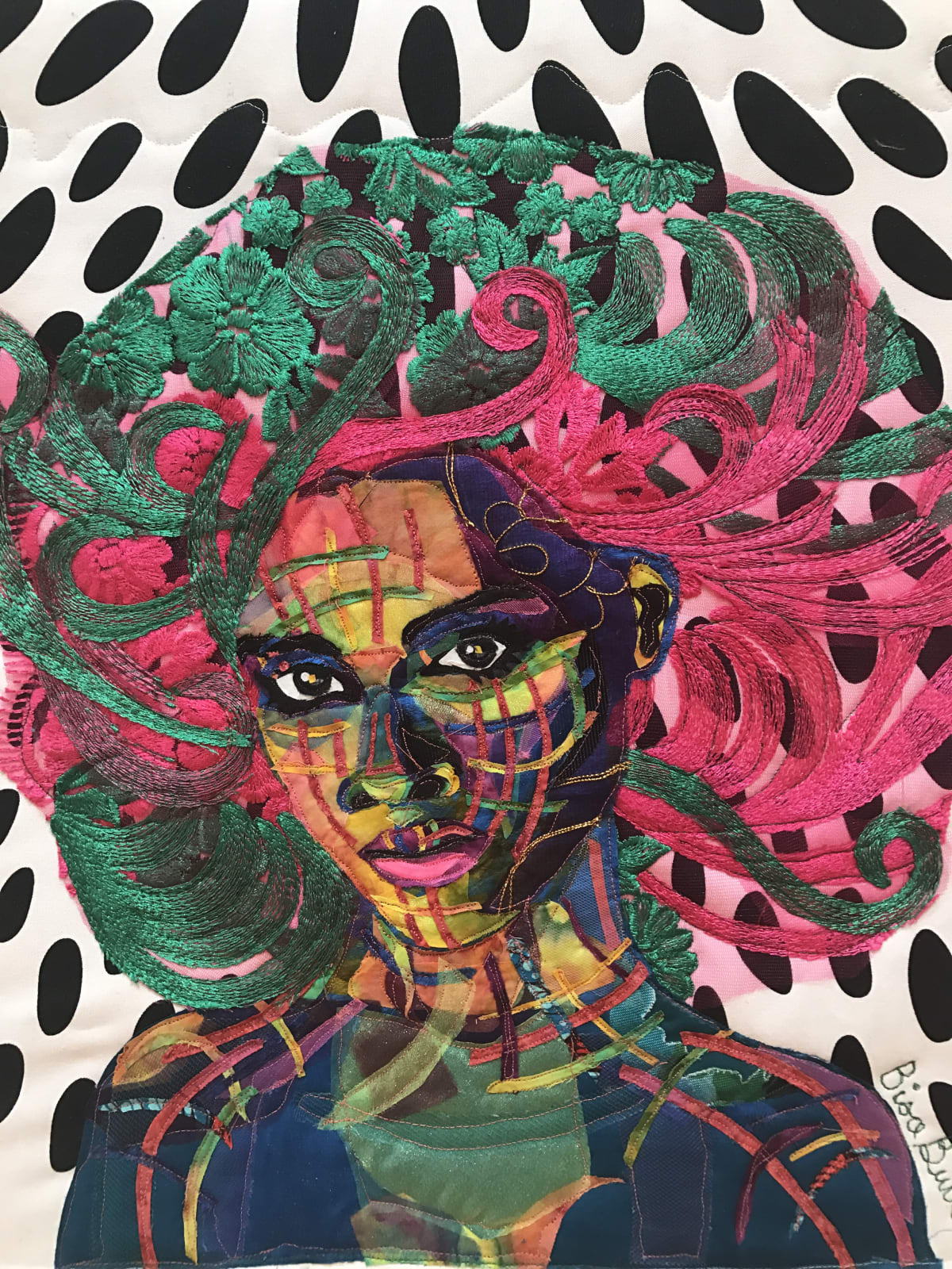 Bisa Butler, Benin Beautiful II, 2017