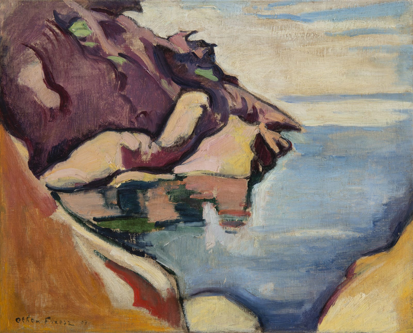 EMILE OTHON FRIESZ, La Baie du Bec de l'aigle, La Ciotat, 1907