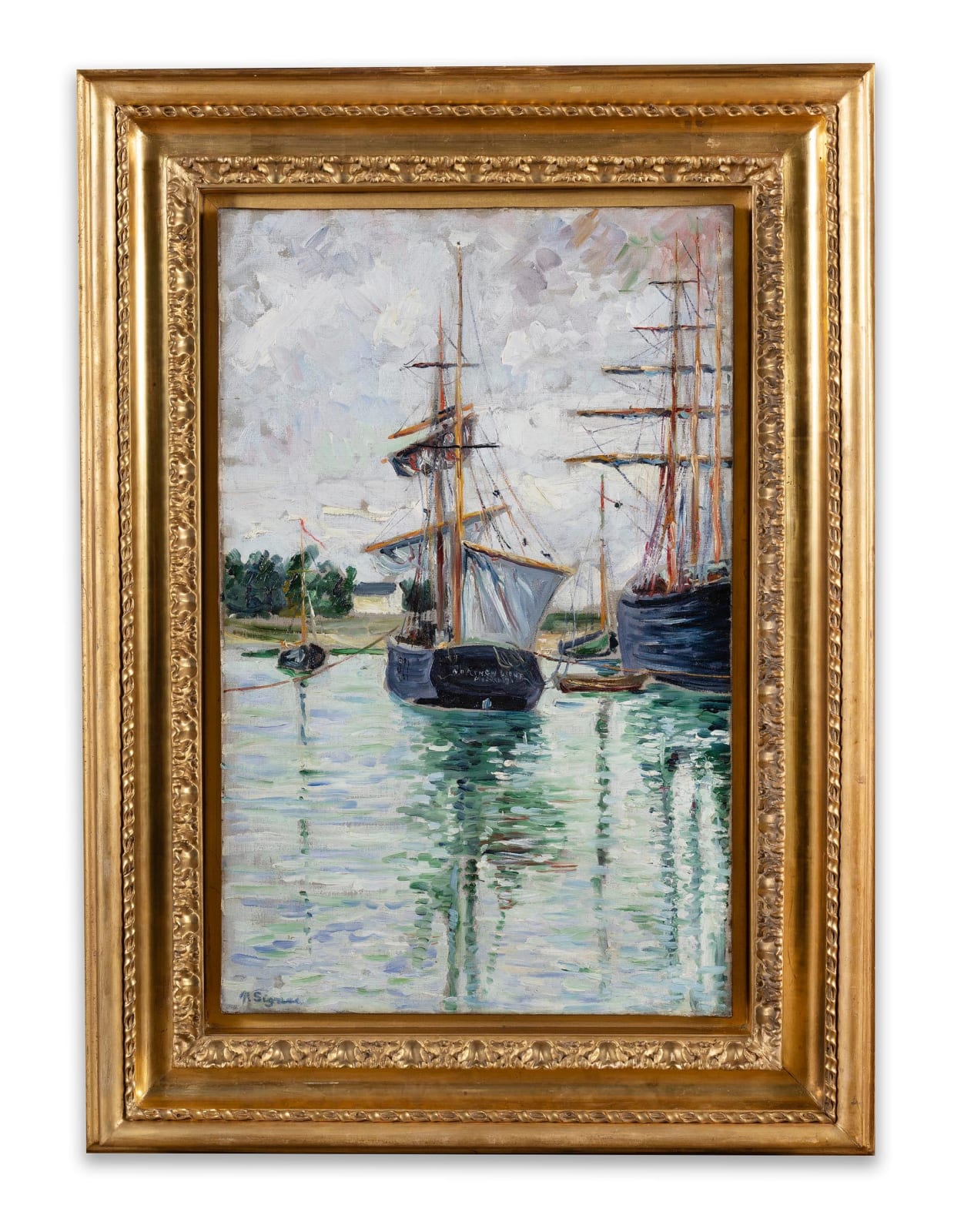 Paul Signac, Port-En-Bessin, 1884, huile sur toile