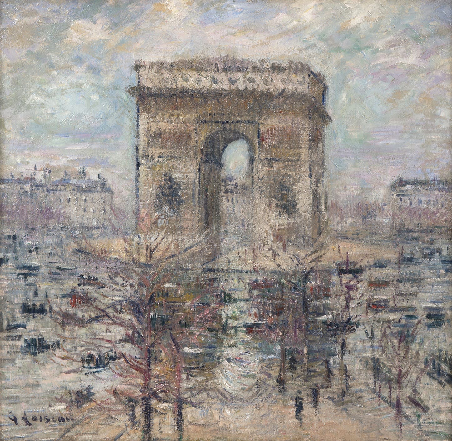 GUSTAVE LOISEAU, L'Arc de Triomphe, Place de l'Étoile, 1929