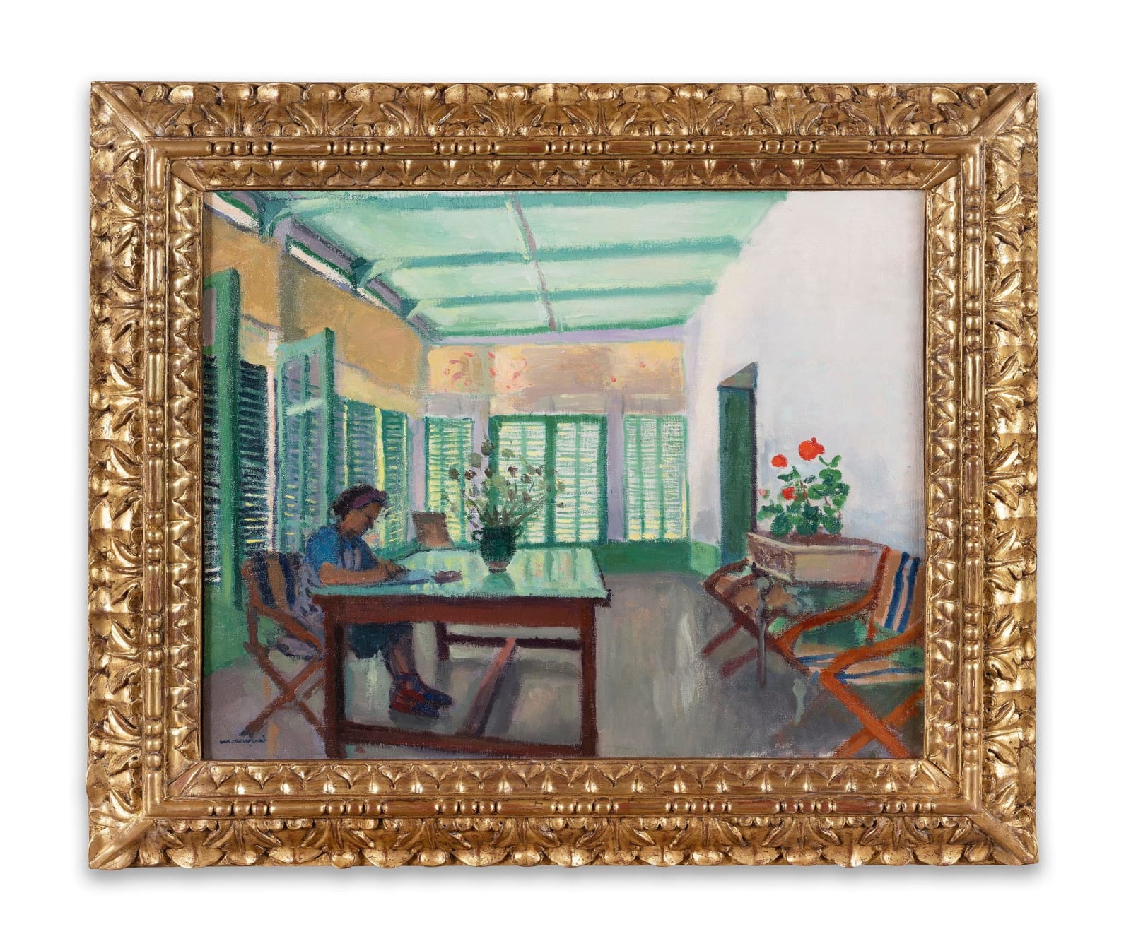 ALBERT MARQUET: La Salle À Manger Du Peintre À Porquerolles, 1939