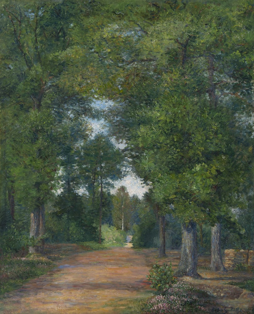 ALBERT DUBOIS-PILLET, Paysage de forêt à Vigouroux