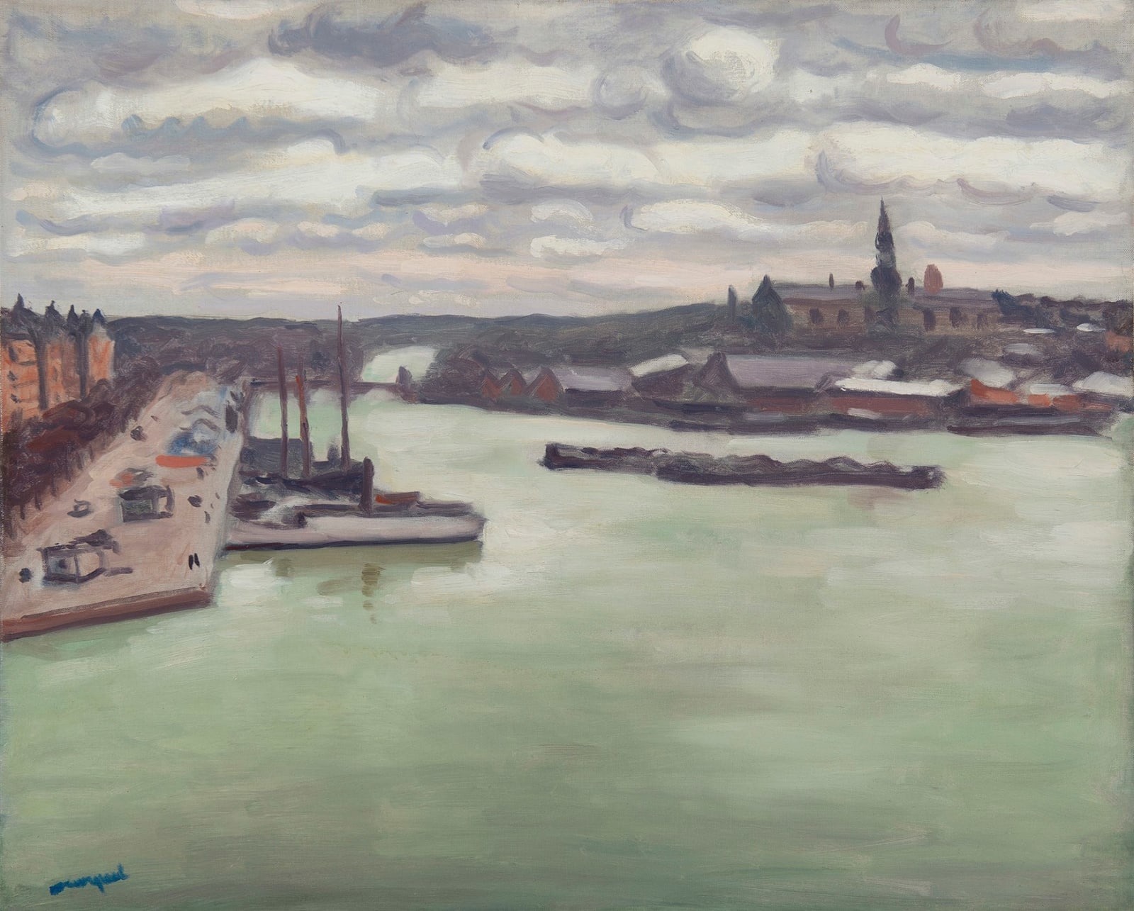 ALBERT MARQUET: Les Nuages de Stockholm, 1938