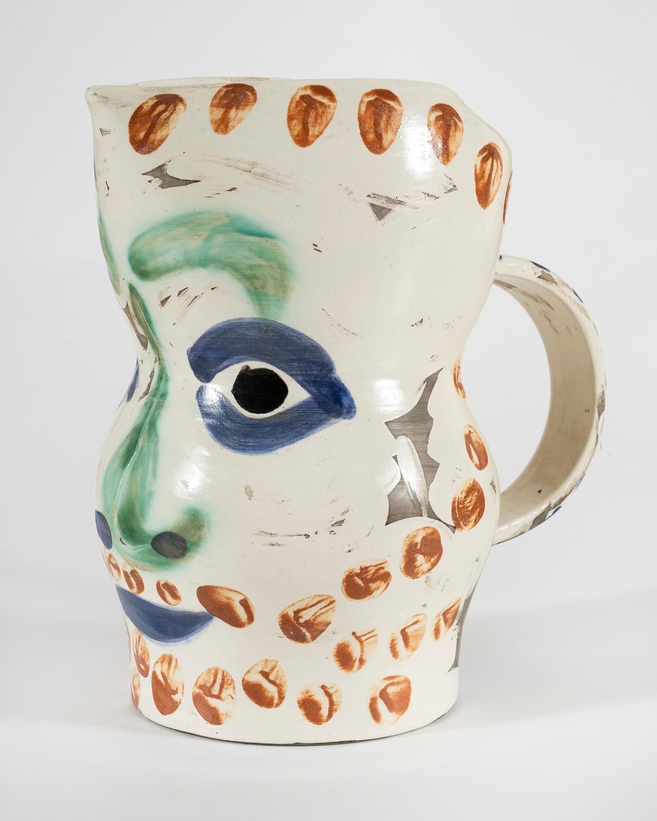 PABLO PICASSO, Visages Aux Points (A.R.610), 1969