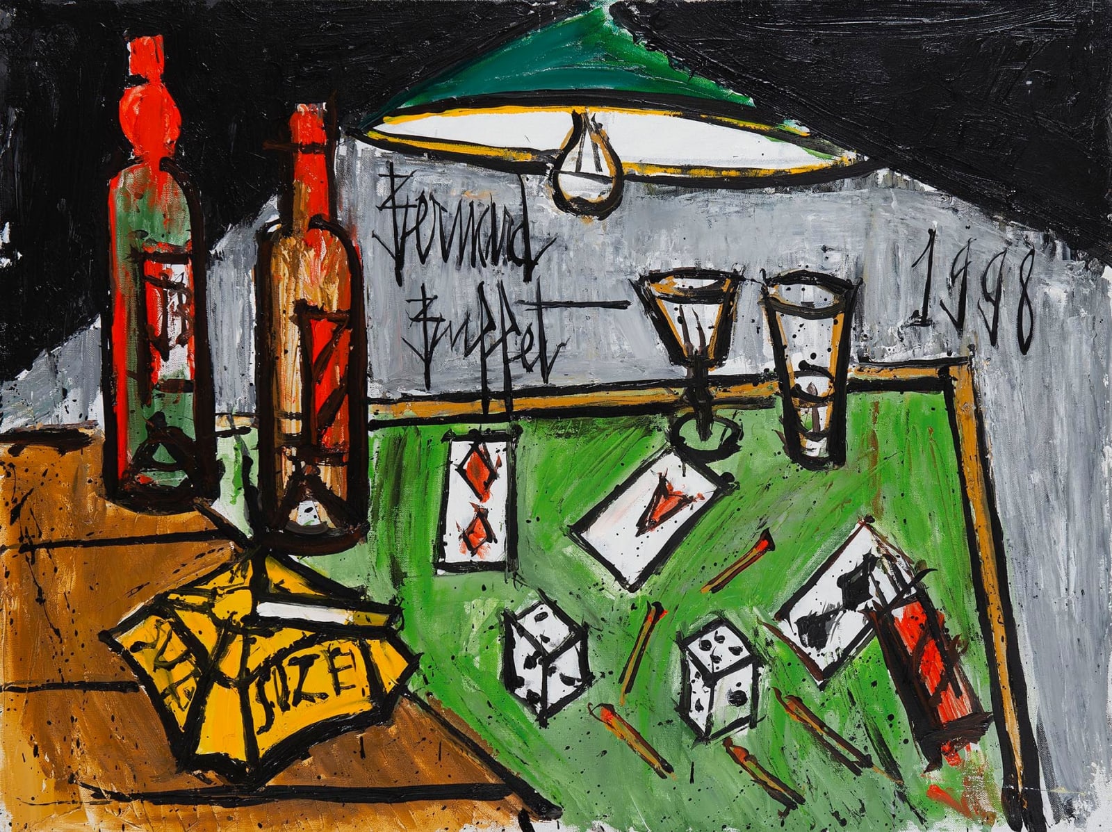 BERNARD BUFFET, Poker, 1998
