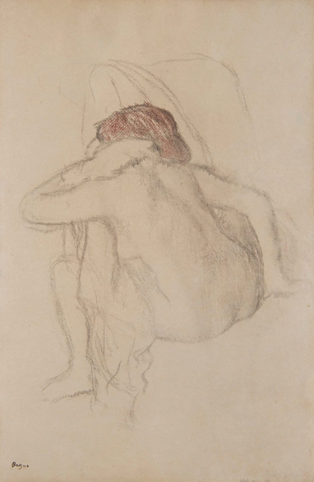EDGAR DEGAS, Femme s'essuyant, 1888-1892