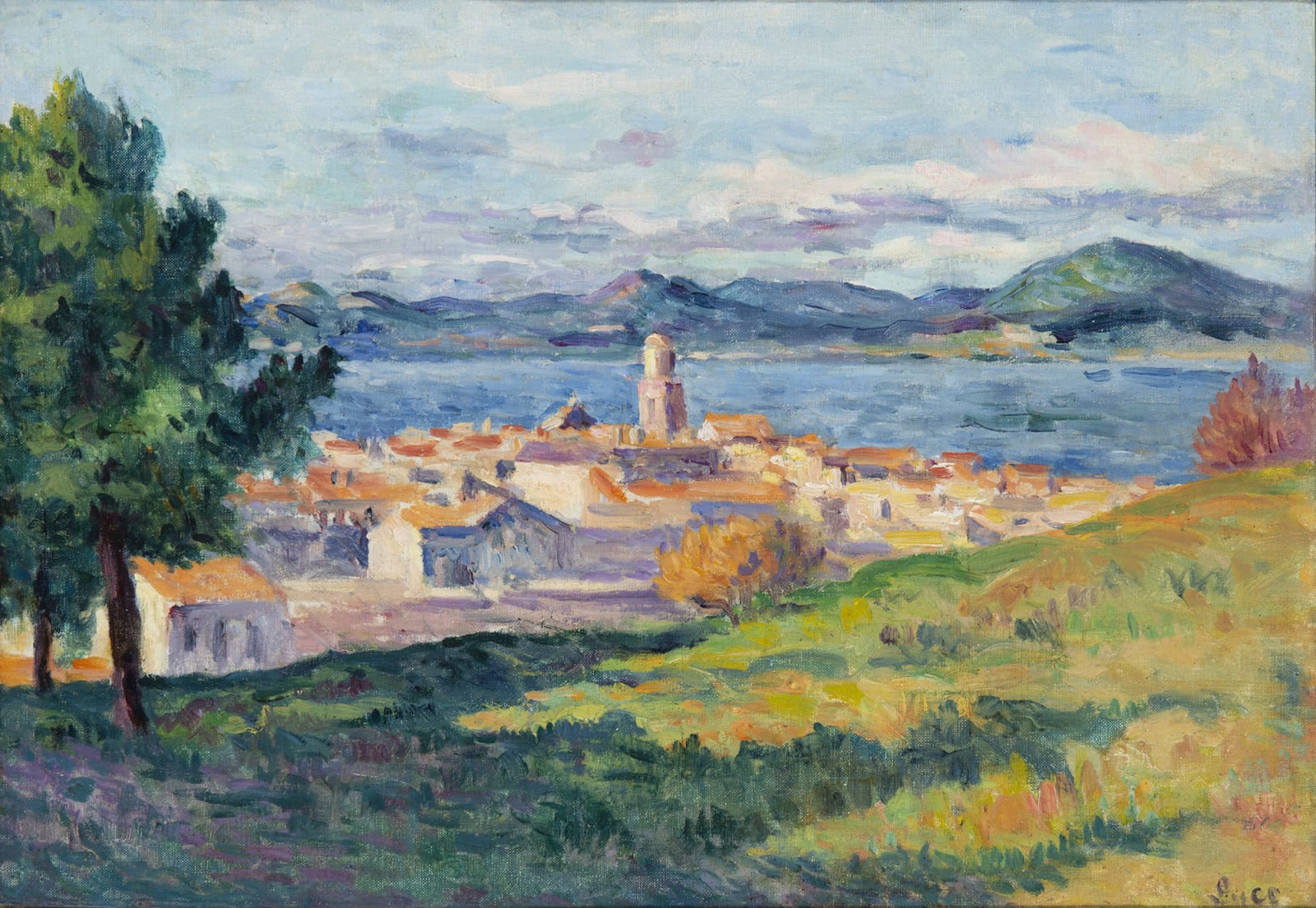 MAXIMILIEN LUCE, Saint-Tropez, vu depuis la Citadelle, 1903-1906