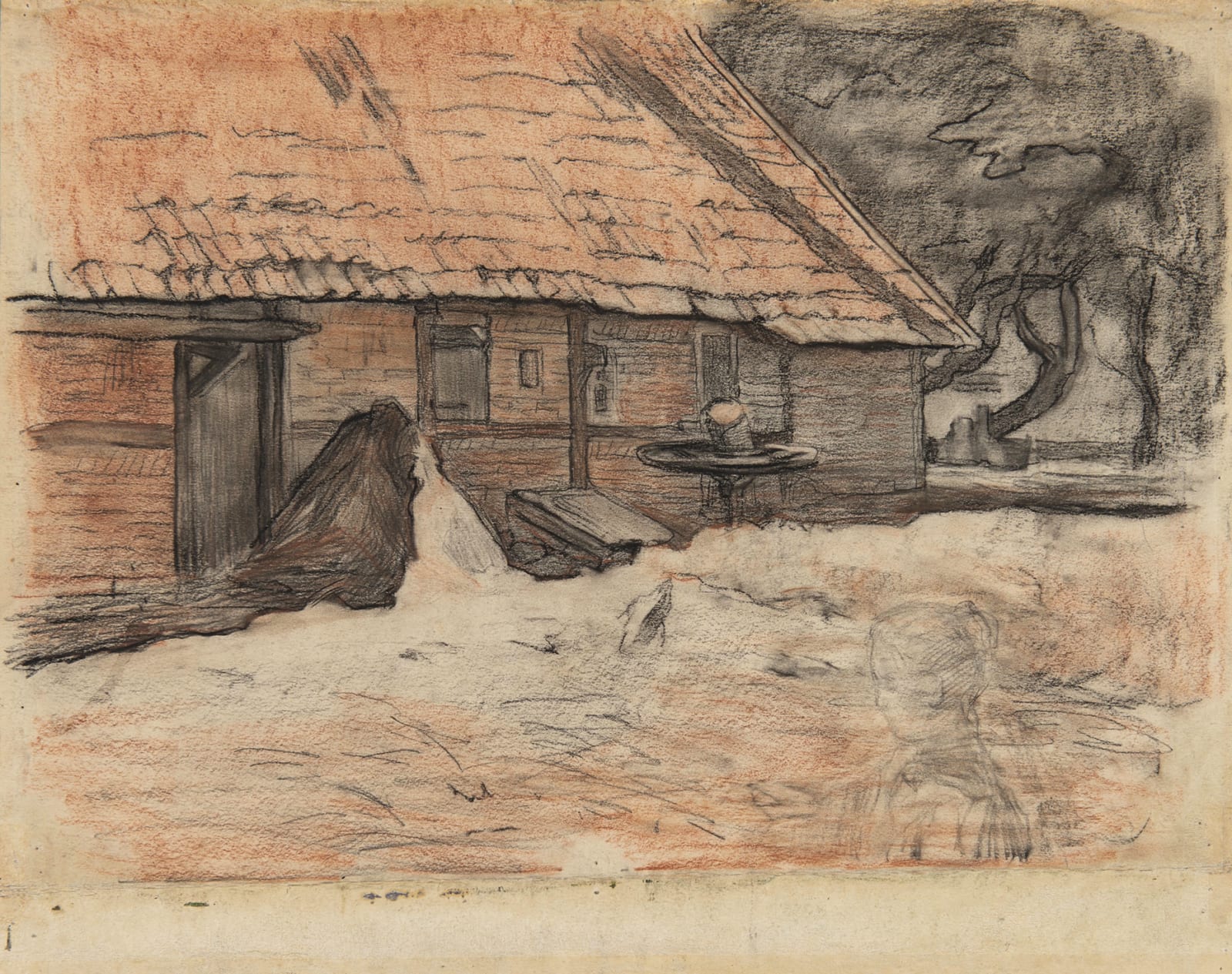 PIET MONDRIAN, Vue d'une ferme à Winterswijk, circa 1898-1899