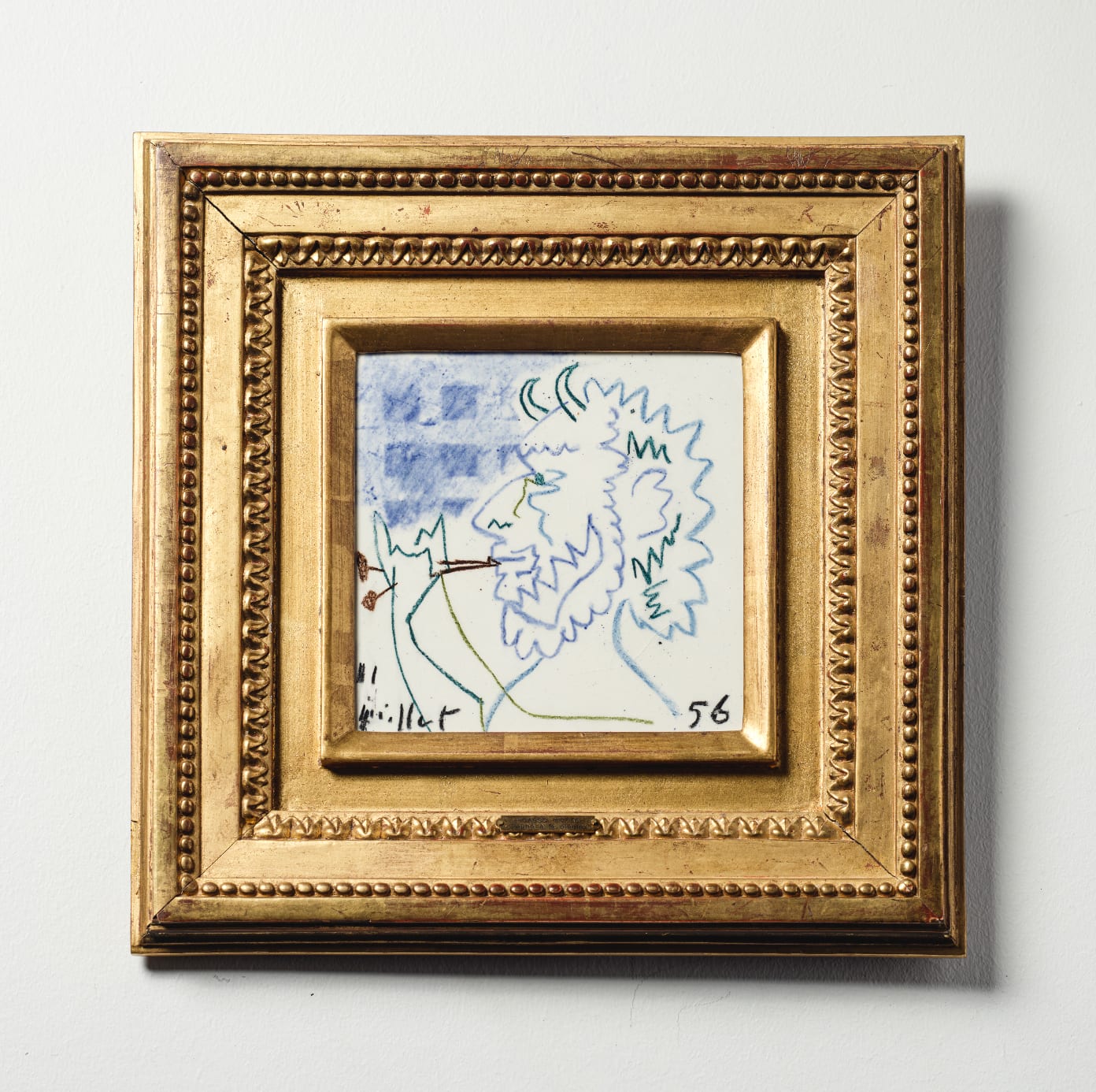 PABLO PICASSO, Faune à la Diaule, 1956