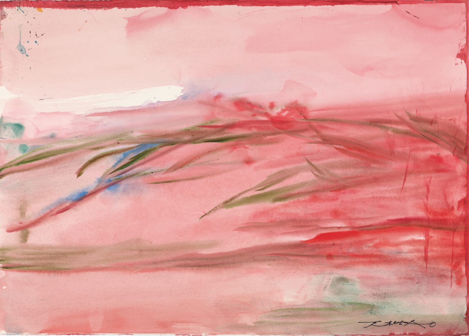 ZAO WOU-KI, Sans Titre - Paris, 2008