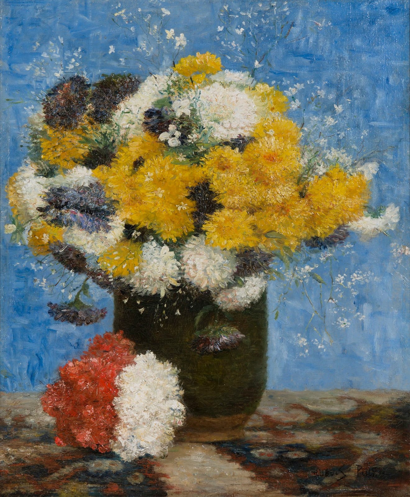 ALBERT DUBOIS-PILLET, Bouquet de Fleurs