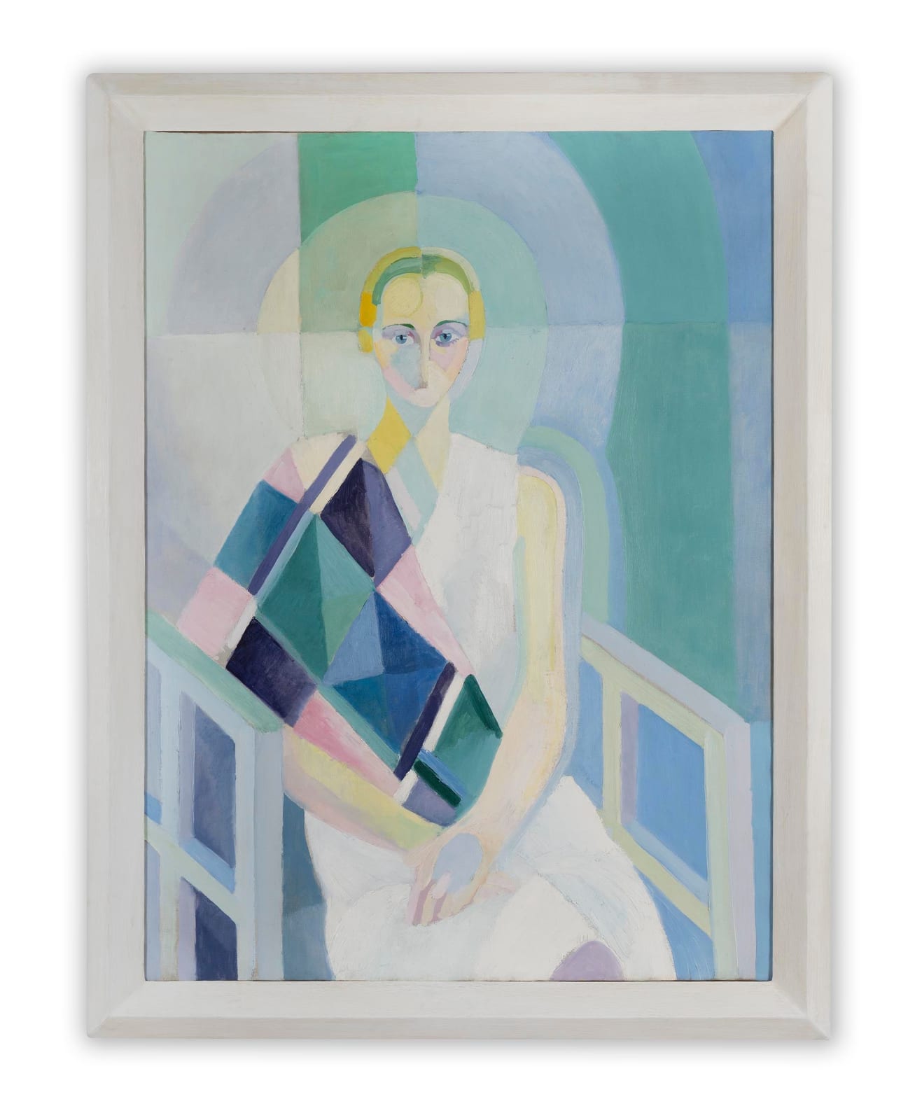 ROBERT DELAUNAY: Portrait De Madame Jacques Heim, circa 1926-1927