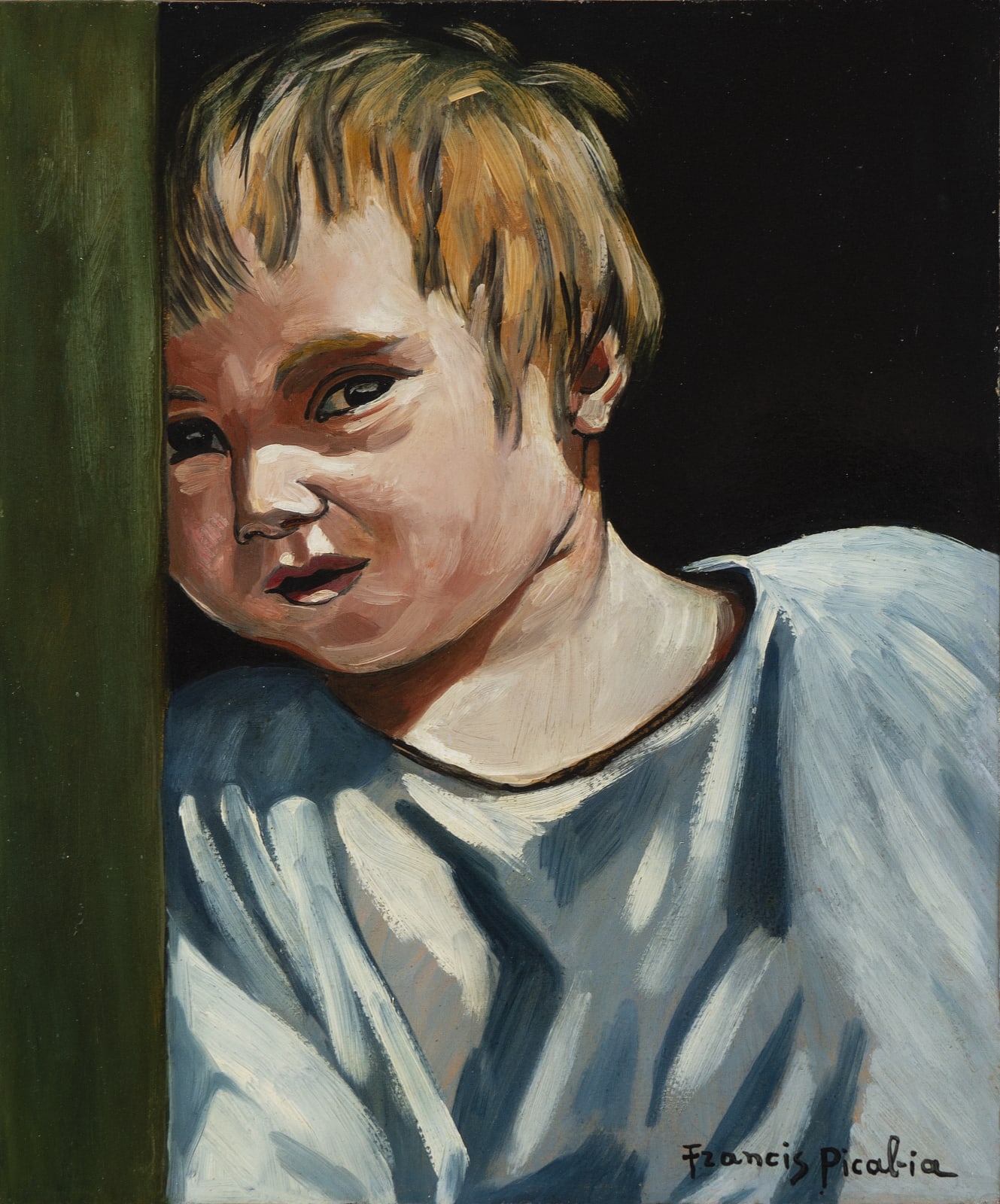 FRANCIS PICABIA, Portrait d'un enfant, circa 1941-1943
