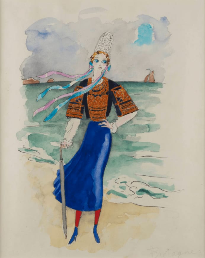KEES VAN DONGEN, La Bretagne, 1954