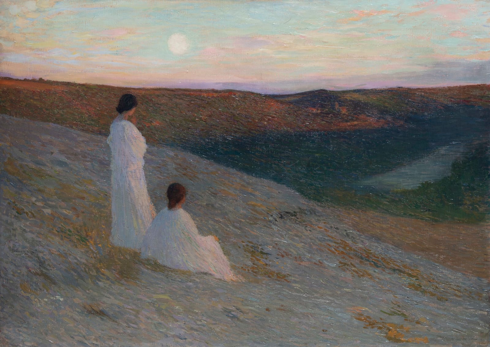 HENRI MARTIN, Les muses veillant sur la Vallée