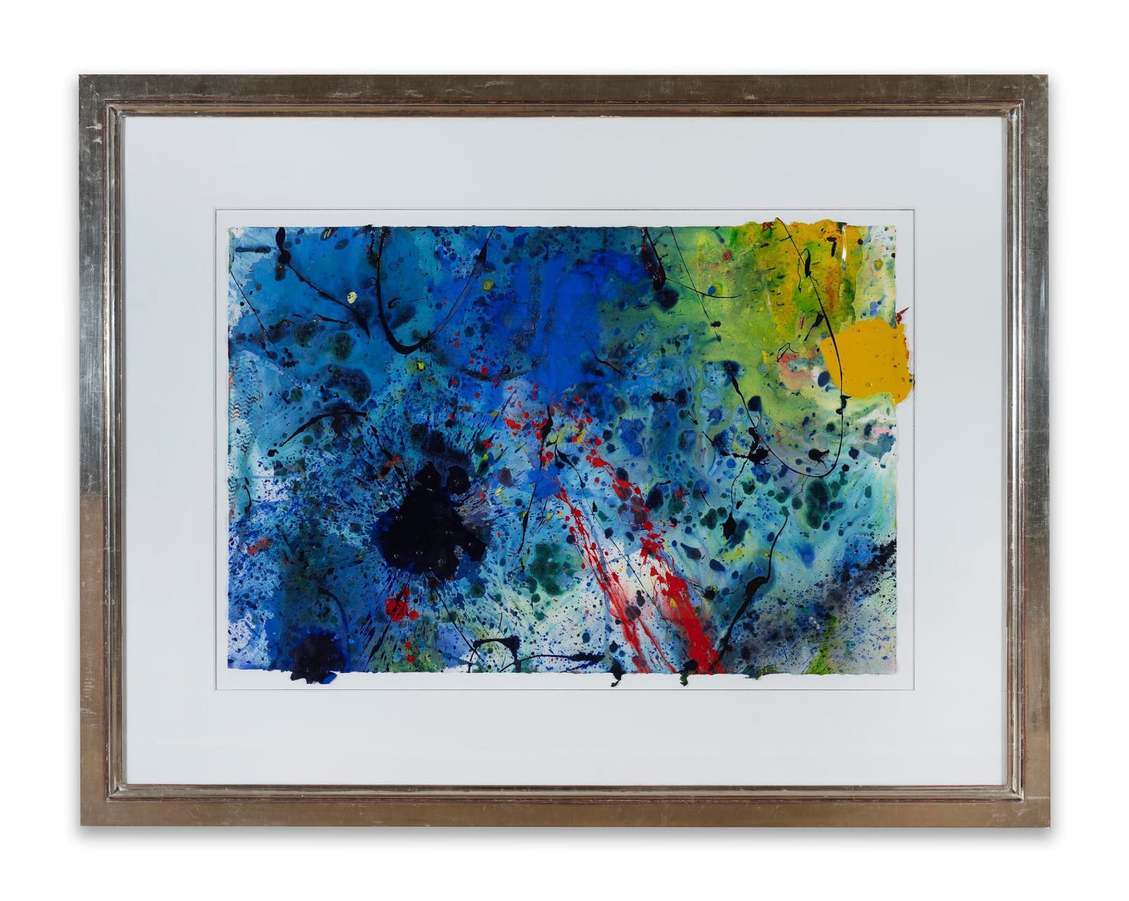 Sam Francis, Untitled, 1990, acrylique sur papier