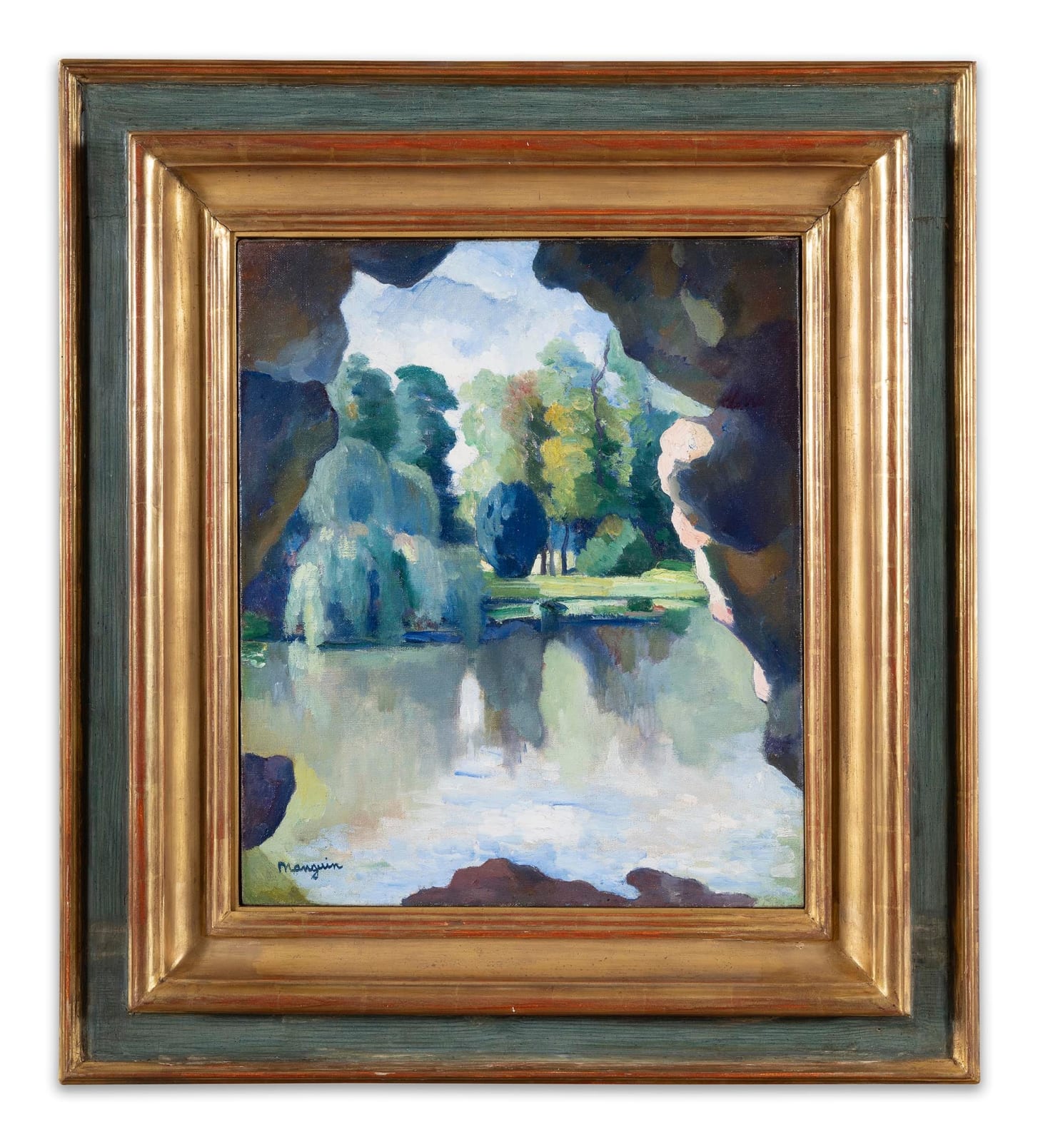 HENRI MANGUIN, Le Lac de Bagatelle, Bois de Boulogne, 1909