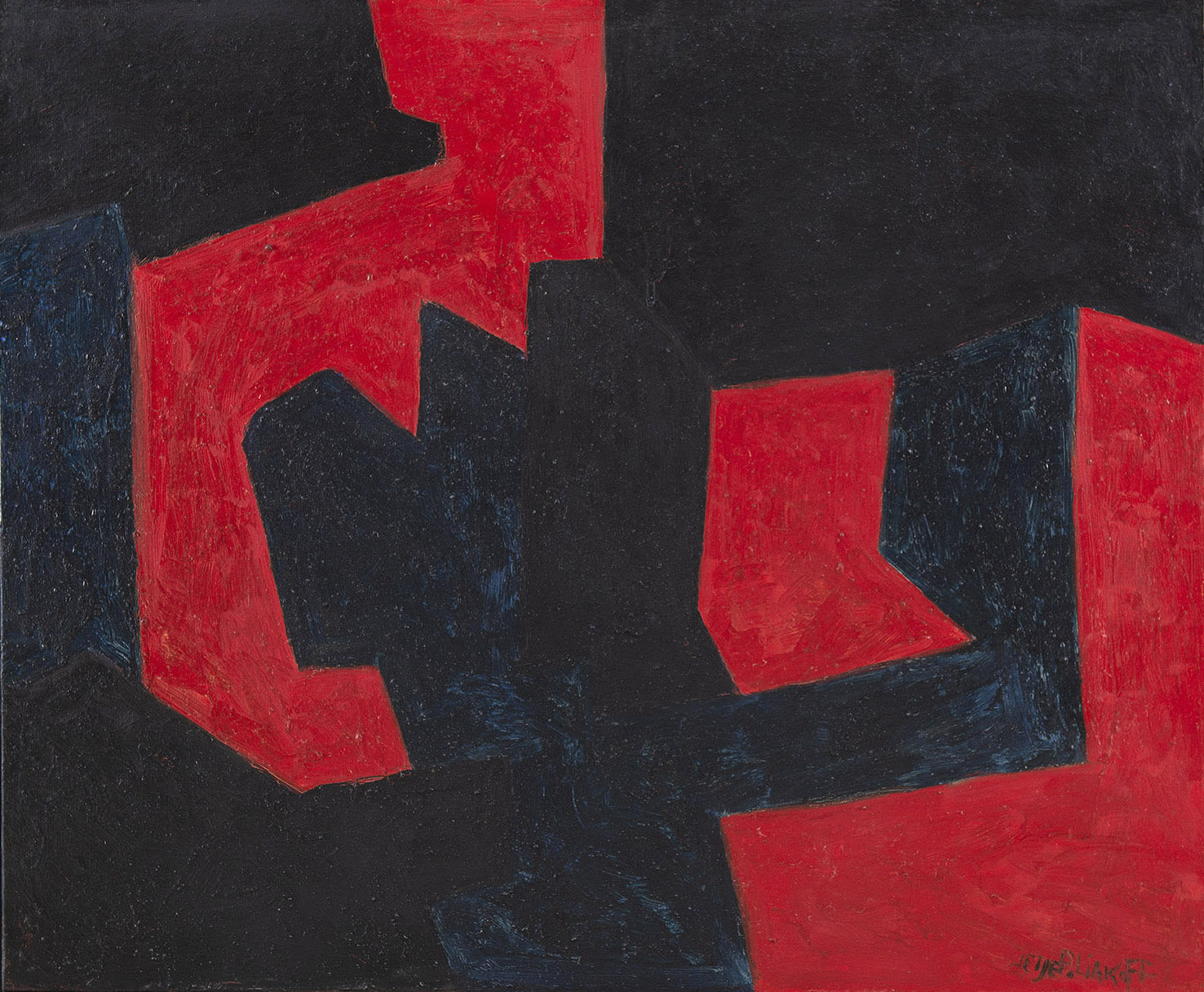 SERGE POLIAKOFF, Composition abstraite, 1966
