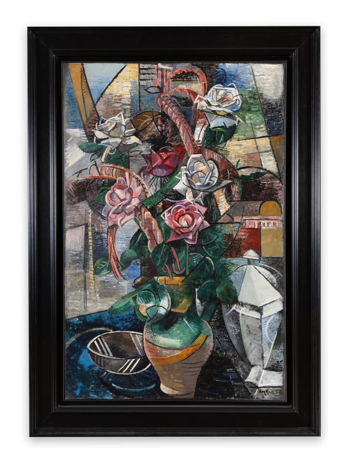 Auguste Herbin, Les roses, 1912, huile sur toile