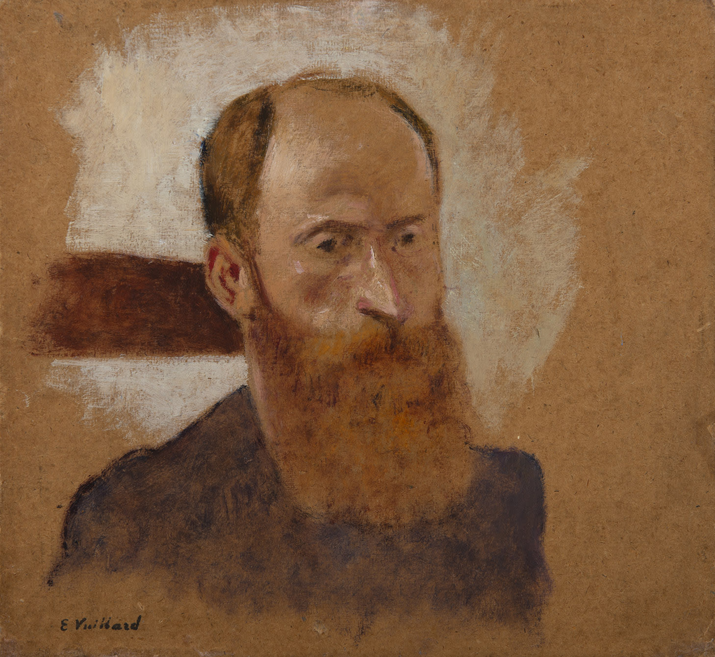 EDOUARD VUILLARD, Autoportrait à Villeneuve-sur-Yonne, 1897-1899