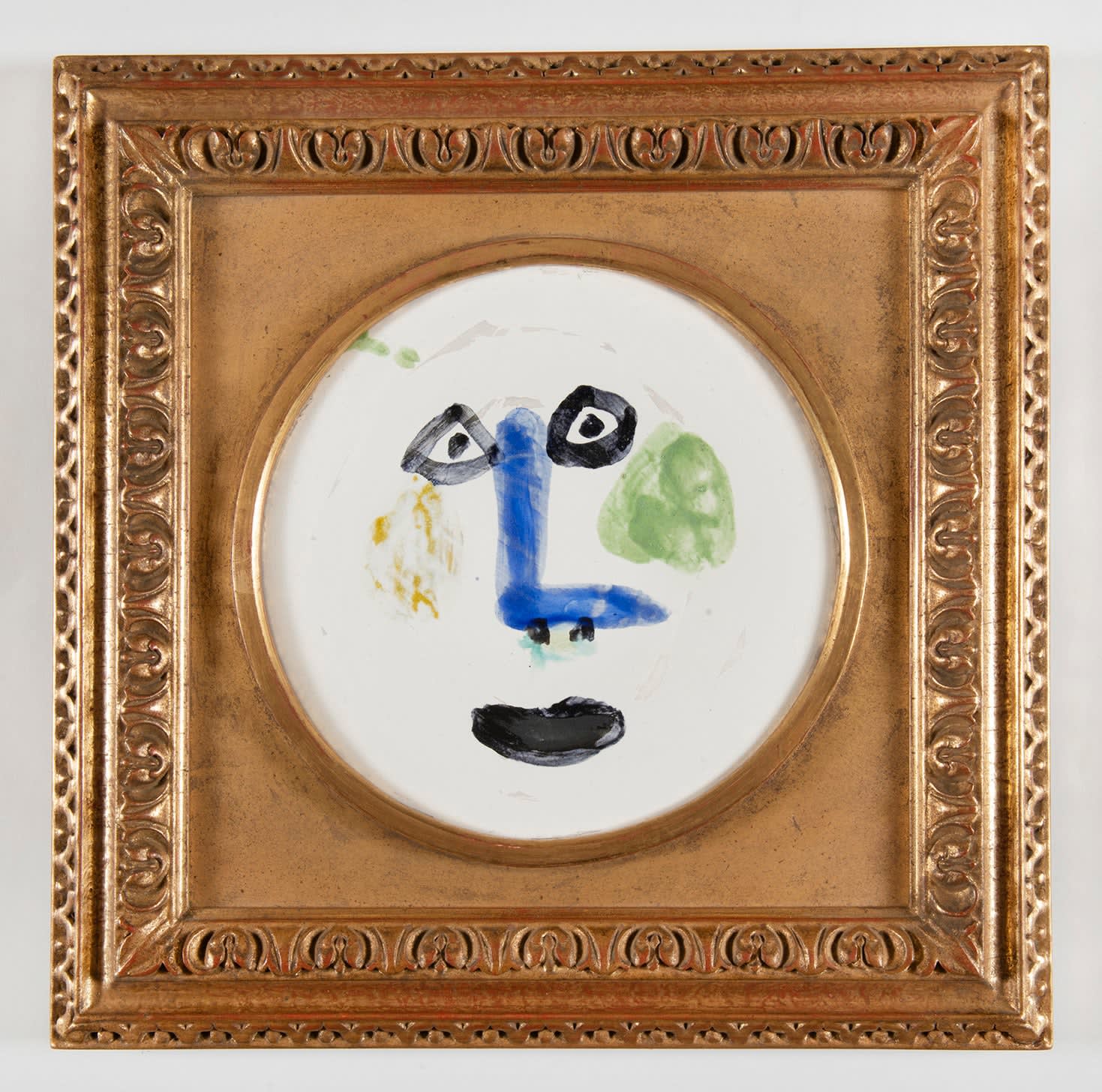 PABLO PICASSO, Visage (Nez à Angle Droit), 1963