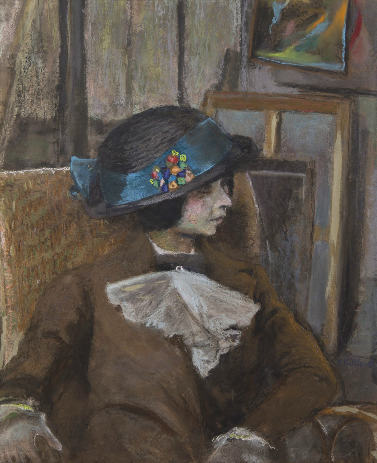 EDOUARD VUILLARD, Le petit modèle au chapeau bulgare, circa 1912-1913