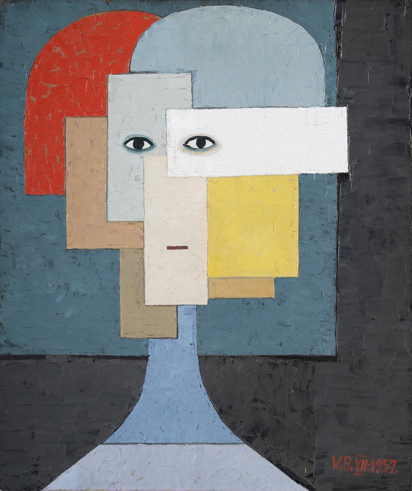 VICTOR BRAUNER, La Mathématicienne, 1957