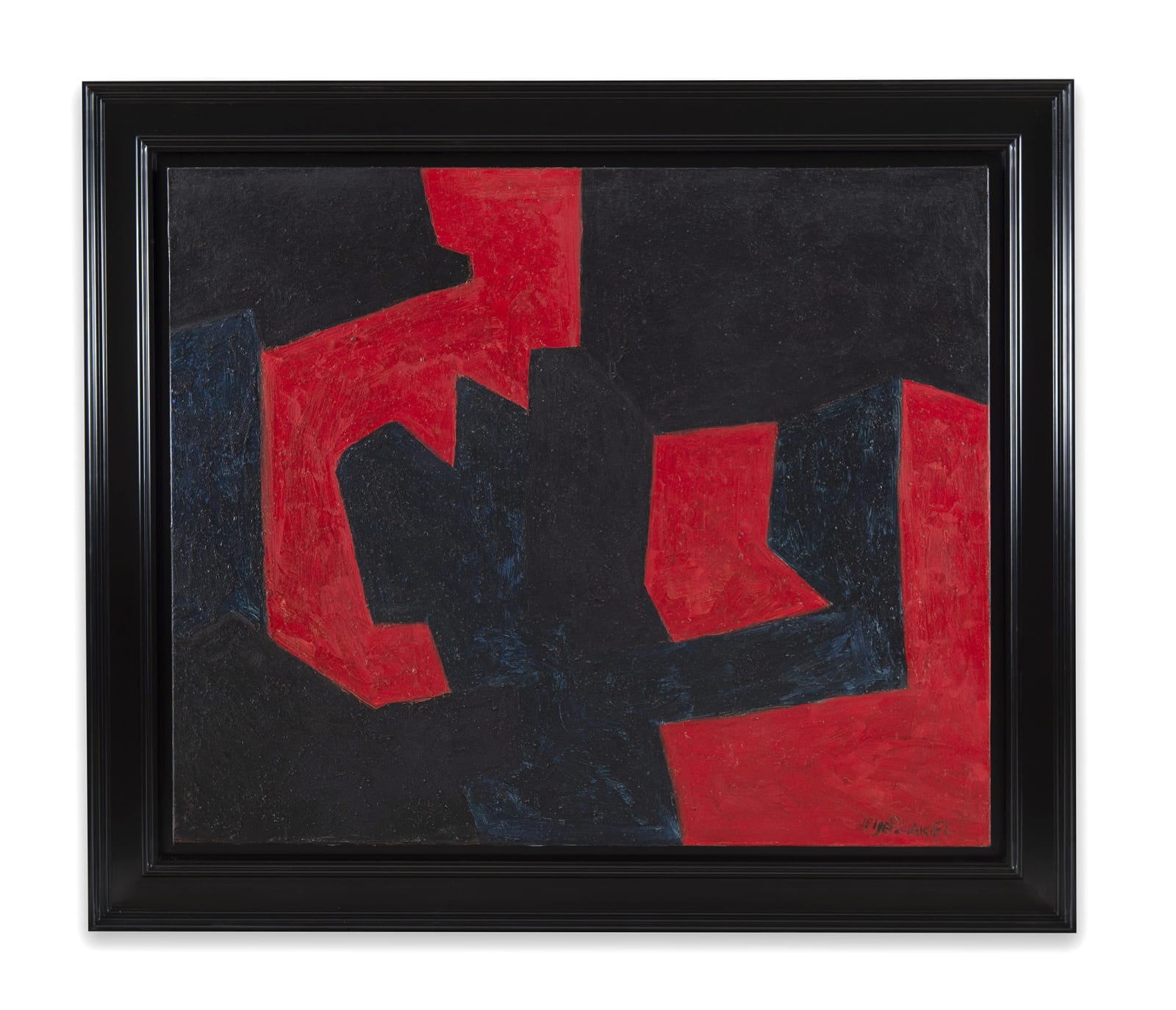 SERGE POLIAKOFF: Composition Abstraite, 1966, Huile sur toile