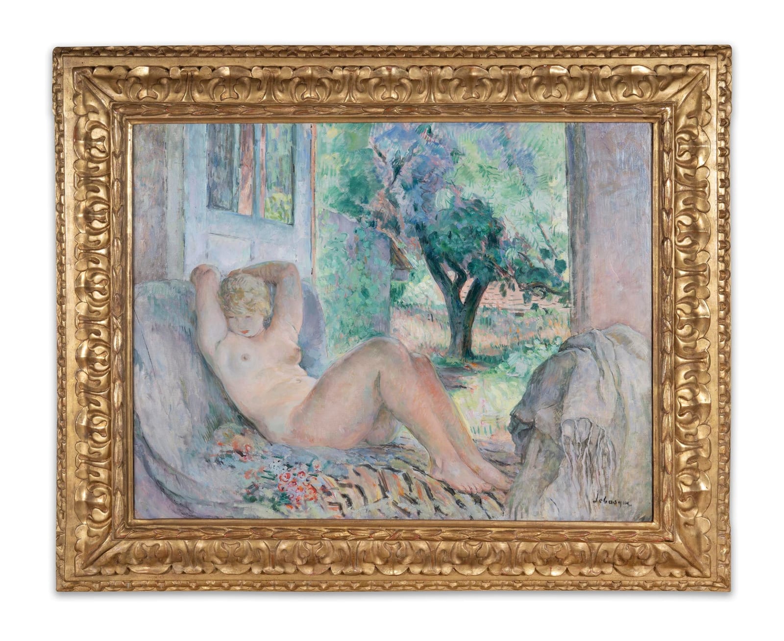 HENRI LEBASQUE, Le Cannet, Grand Nu, Marinette, 1934