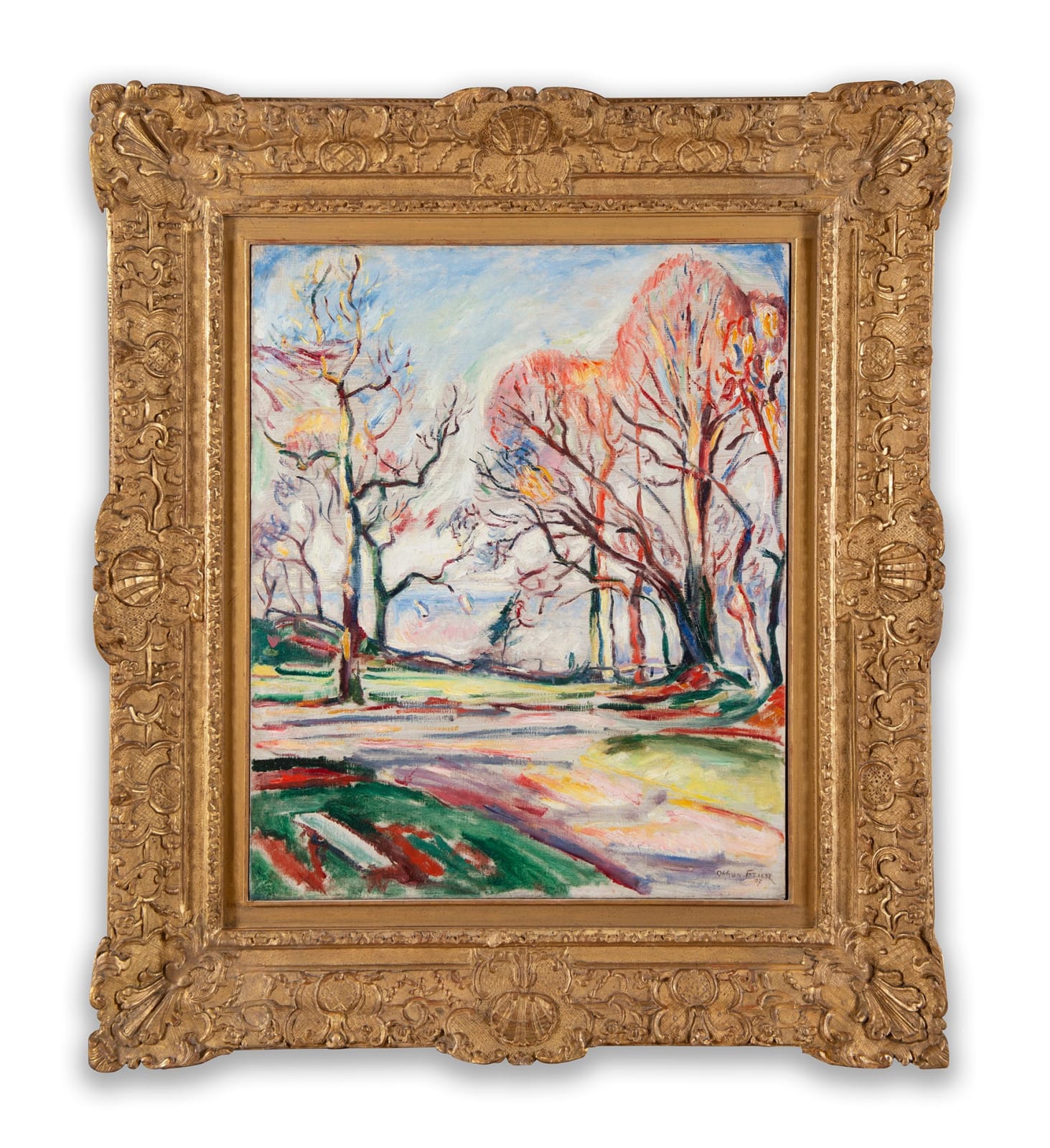 EMILE OTHON FRIESZ, Paysage Avec Arbres, 1907